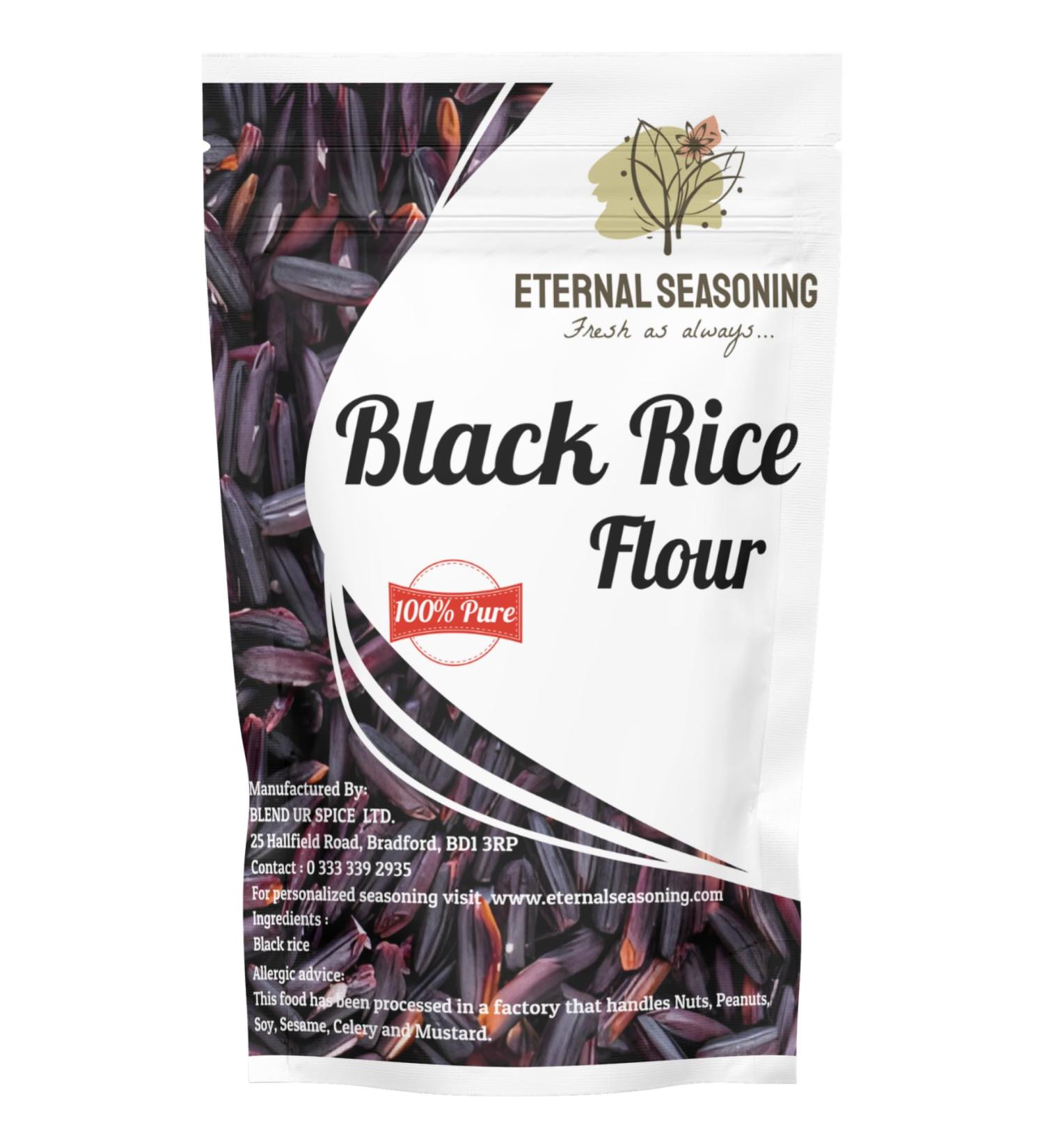 Generic Black Rice Flour | Kavuni rice flour -500g | Eternal Seasoning | Freshly ground to orders | 100% Pure|Premium Quality  - Buy Online on GoSupps.com