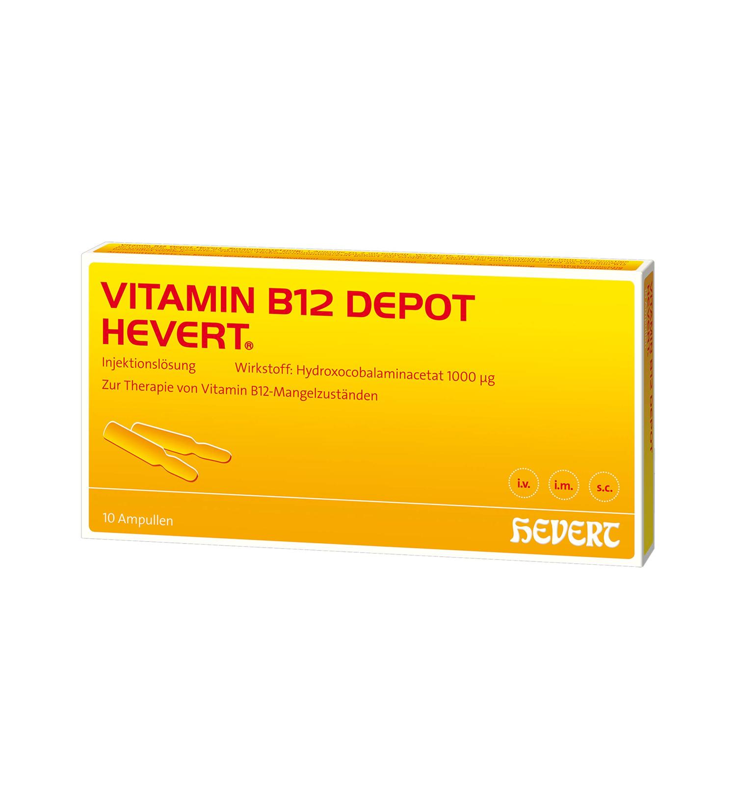Vitamin B12 Depot Hevert Ampullen 10 St. Ampullen