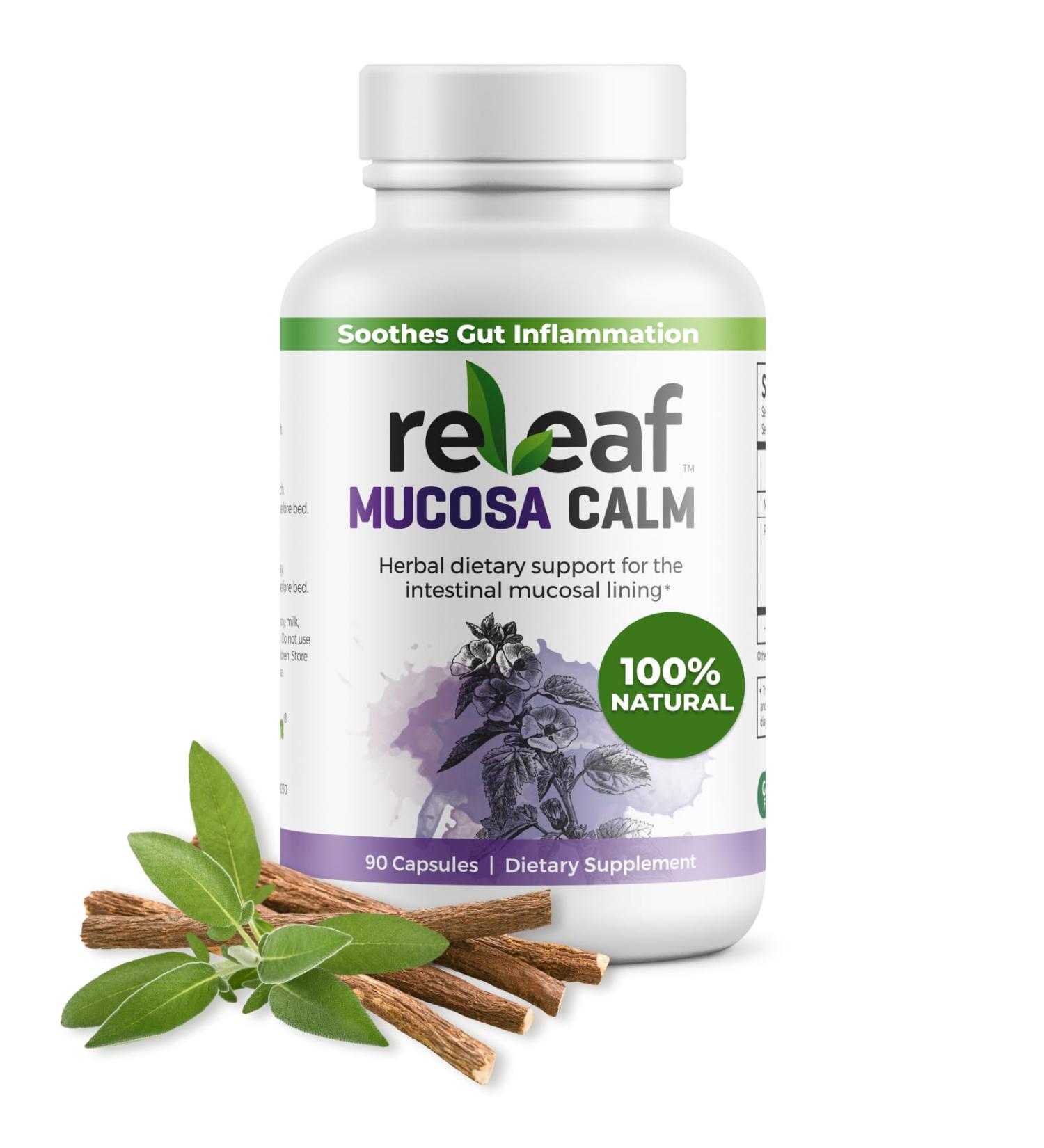MucosaCalm - Herbal Dietary Support for The intestinal mucosal Lining - Buy Online on GoSupps.com