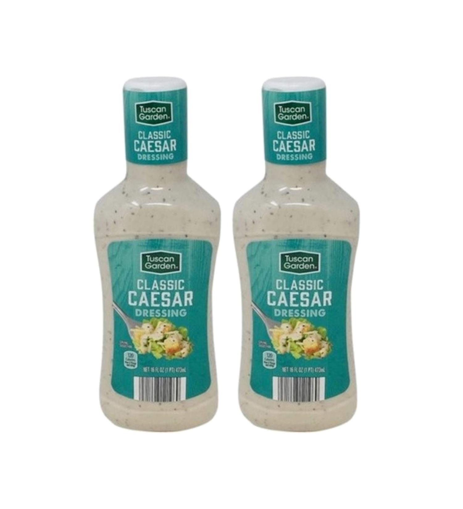 Tuscan Garden Caesar Salad Dressing - 2 Bottles (16 oz)