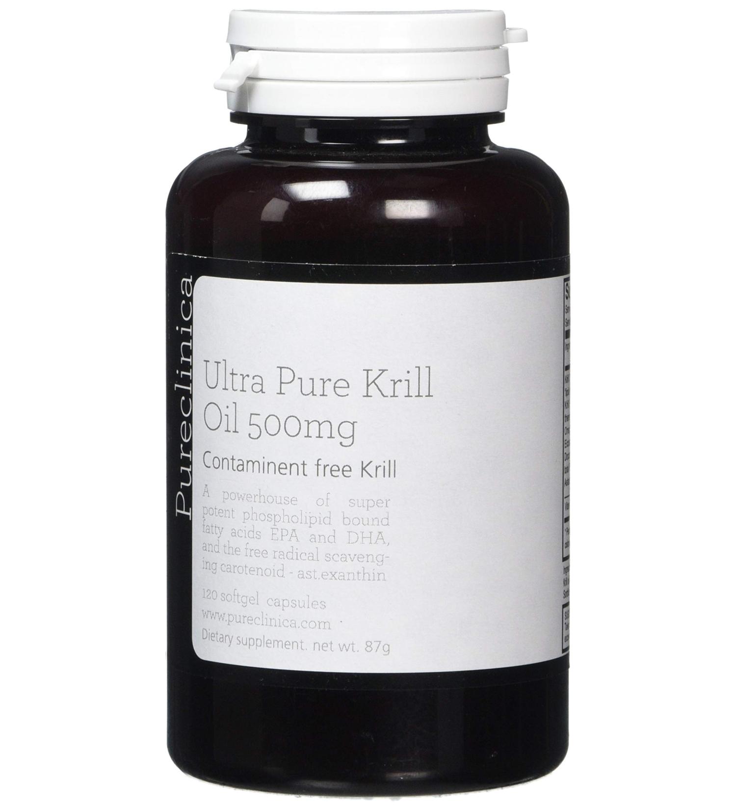 Premium Ultra Pure Superba Krill Oil 500mg x 120 Capsules - Rich in Astaxanthin & Omega 3 - Antarctic Sourced - Buy Online on GoSupps.com