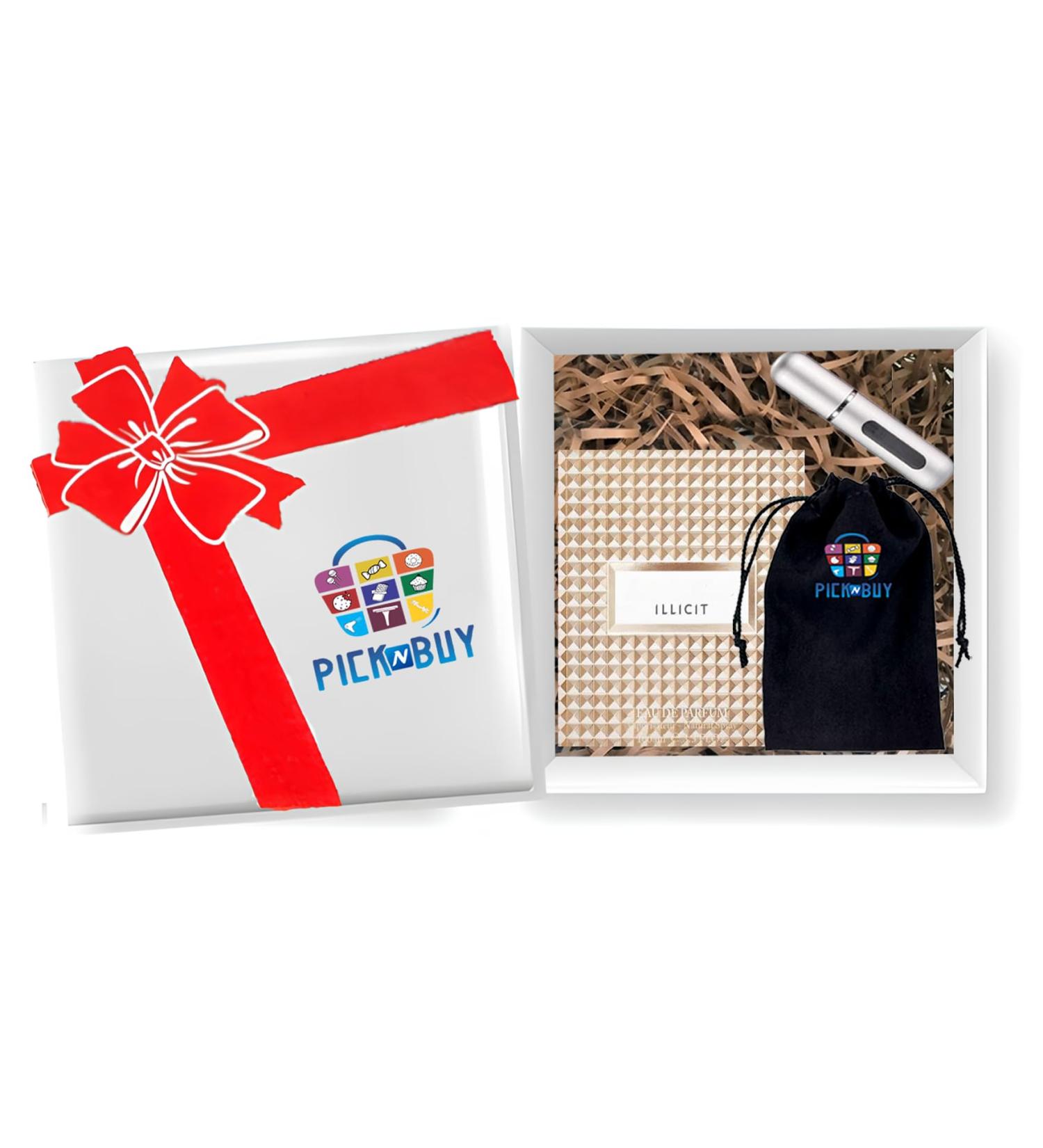 PICKN BUY Fragrance Gift Bundle - Item Include: 30 ML Illicit Perfume 1 Pack - 5ML Empty Travel Atomizer & Travel Pouch for Perfume 1 Fl Oz (Pack of 1) Illicit Perfume Bundle - Buy Online on GoSupps.com