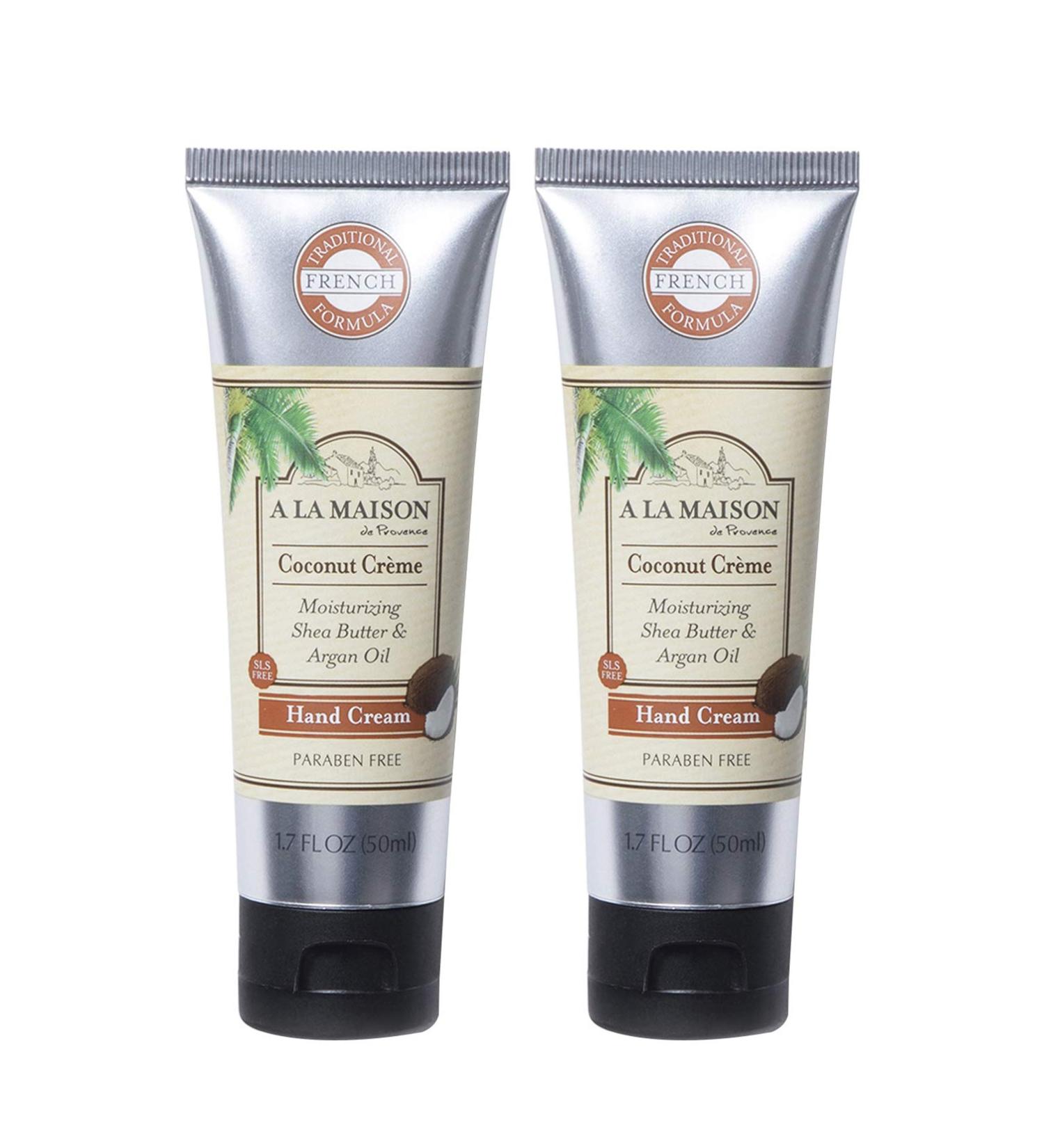 A LA MAISON Coconut Creme Lotion for Dry Skin - Natural Hand and Body Lotion (2 Pack) - 1.7 Fl Oz - Buy Online on GoSupps.com