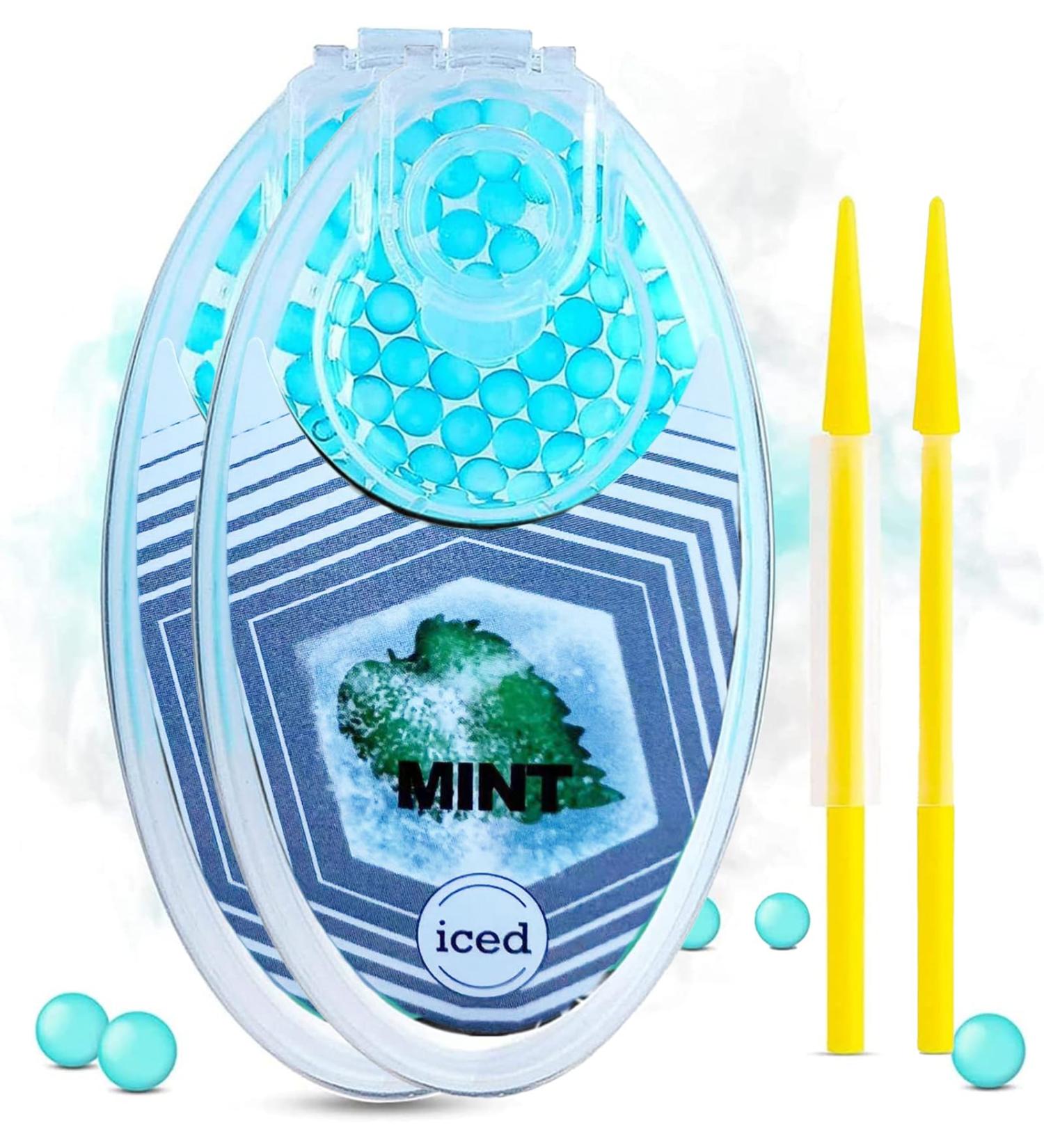 achard 400 pcs menthols Beads Flavors Menthols Crushed Balls green - Buy Online on GoSupps.com