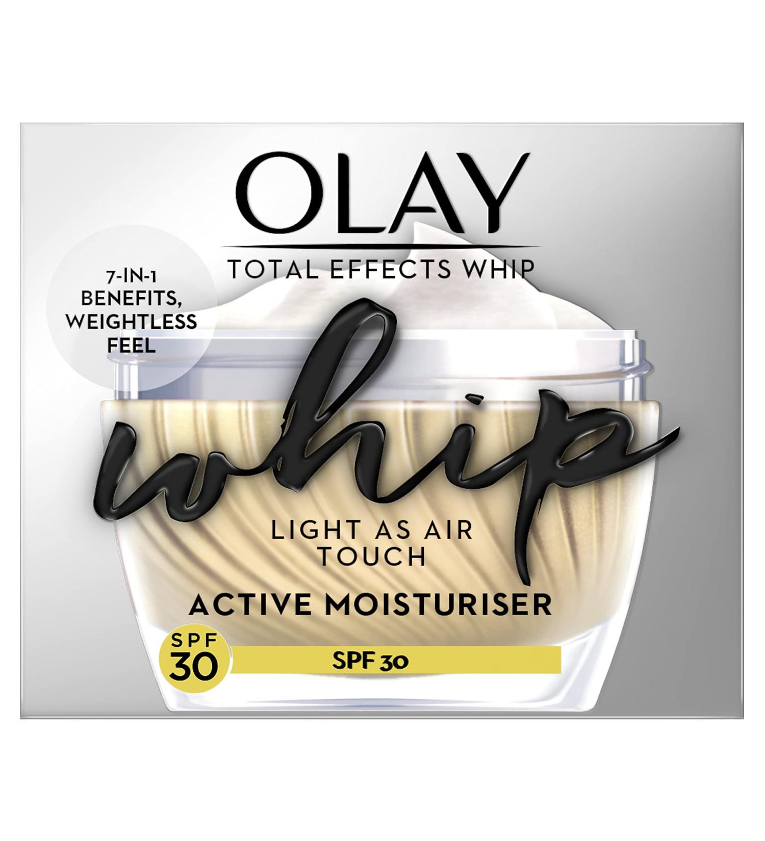 Olay Total Effects Whip Light As Air 7-In-1 Moisturiser SPF30 50 ml - Buy Online on GoSupps.com