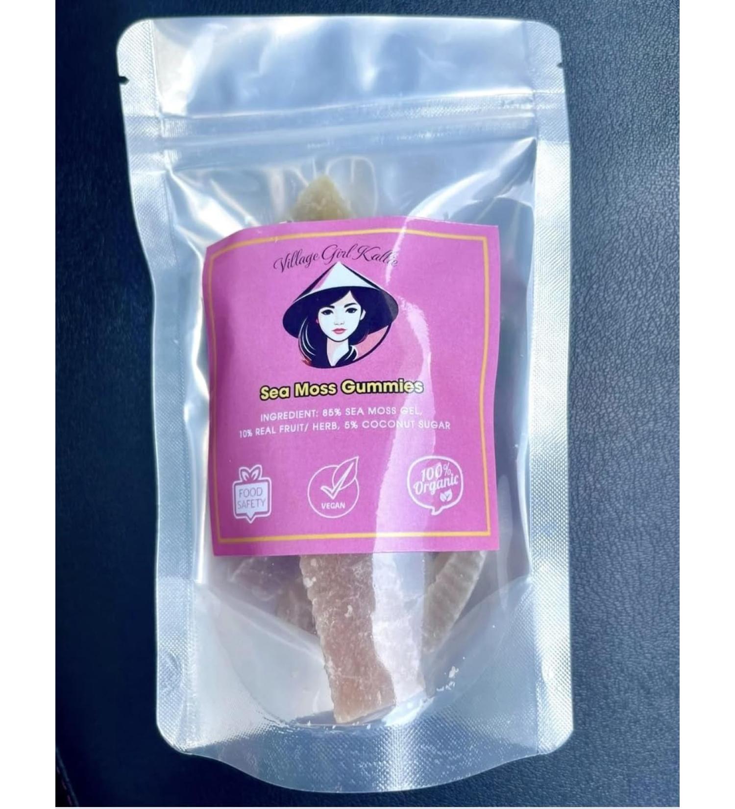 Organic Sea Moss Gummies - Vegan Immune Support Vitamin C Anxiety Relief & Skin Health - Buy Online on GoSupps.com