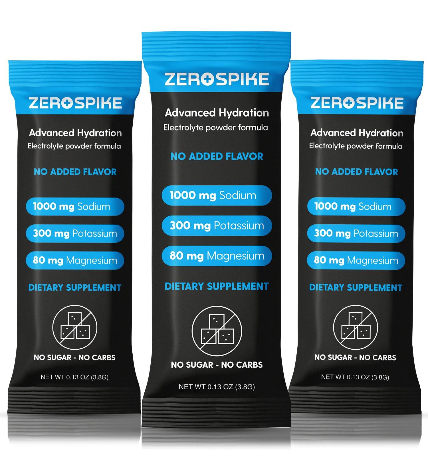No Sugar Electrolytes Powder Packets | Keto & Fasting Salts Drink Mix for Hydration | 30 Calorie-Free Sticks | Essential Supplements for Optimal Health - Buy Online on GoSupps.com