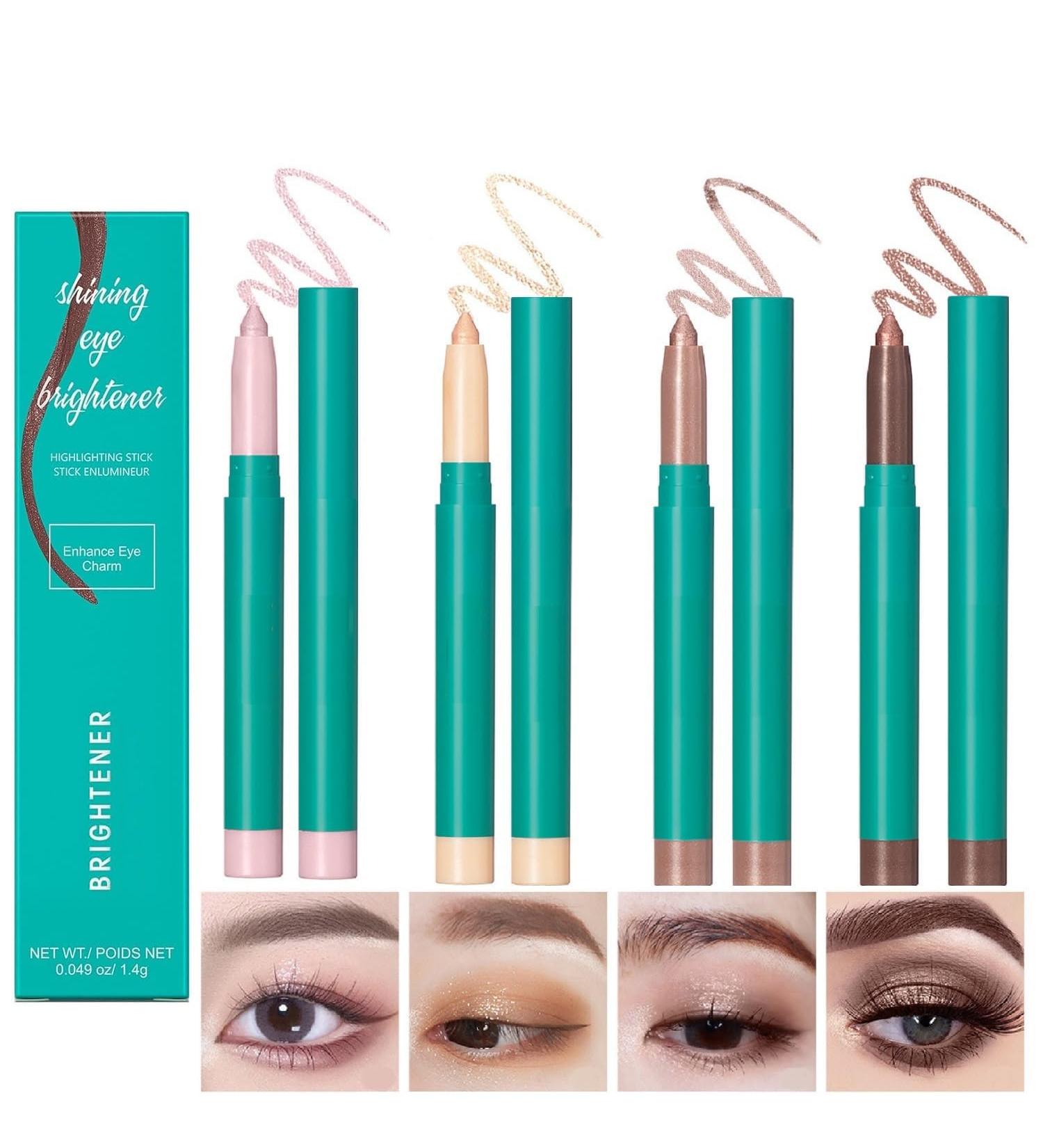Buy Waterproof Glitter Eyeshadow Stick - Long Lasting Creamy Eye Makeup (4 Colors) | International Shipping Available - Buy Online on GoSupps.com