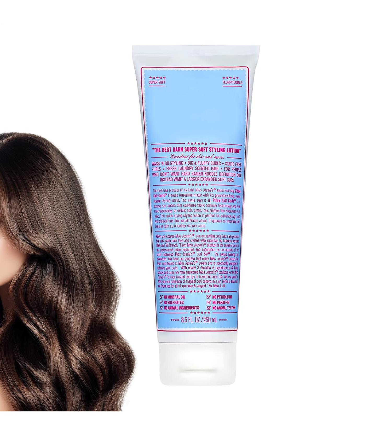 Duqulle Hair Cream for Curly Hair Resilient AntiFrizz Lotion Curl Definition Styling Hair Cream For All Textures Dry Short Wavy Damaged Daily Travel Party Date Birthday - Buy Online on GoSupps.com