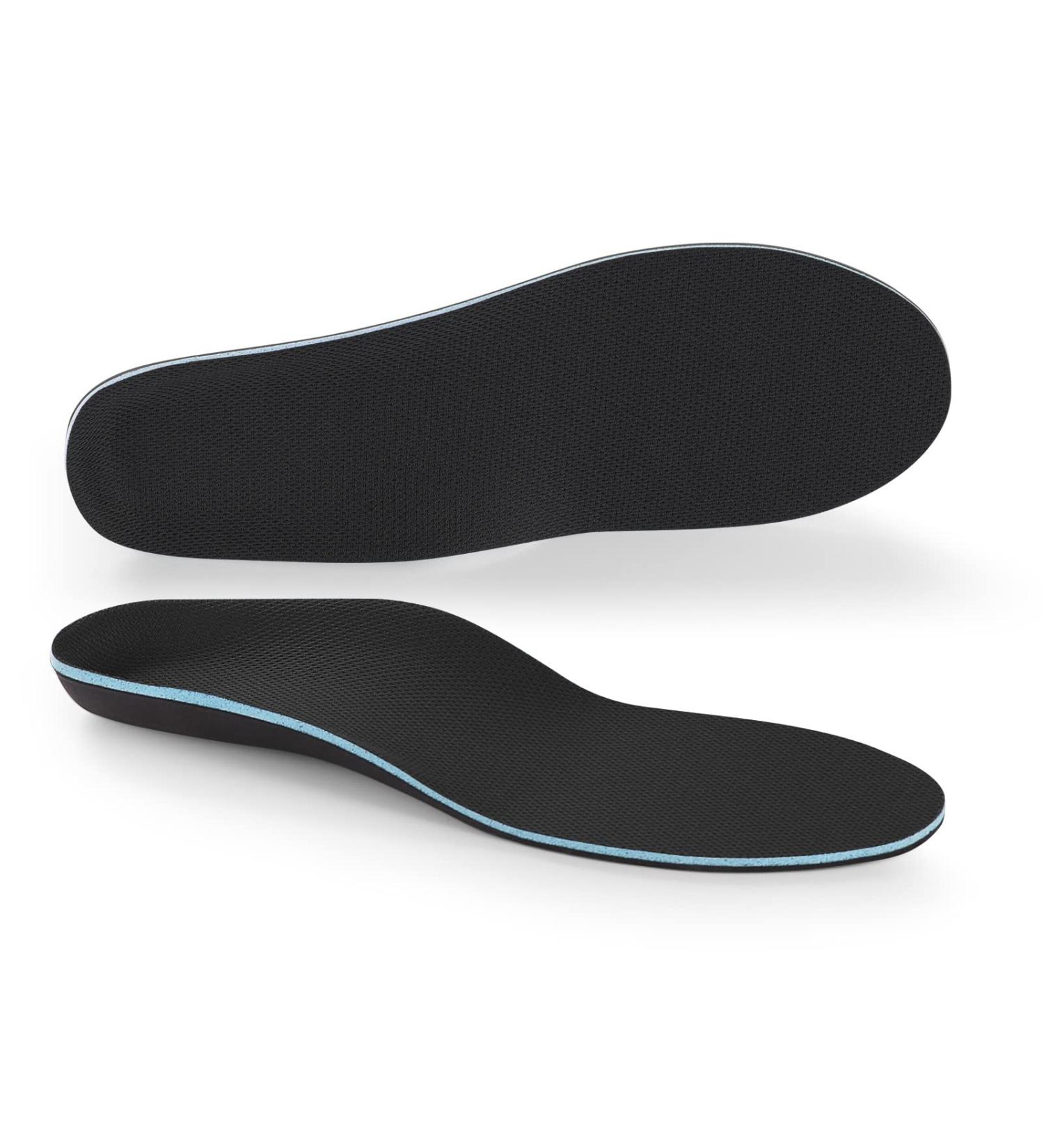 Premium Insoles for Neutral Arch Support & Plantar Fasciitis Relief | Maximum Cushioning | Men s 12-13 & Women s 8.5-10.5 | Sky Blue & Black - Buy Online on GoSupps.com