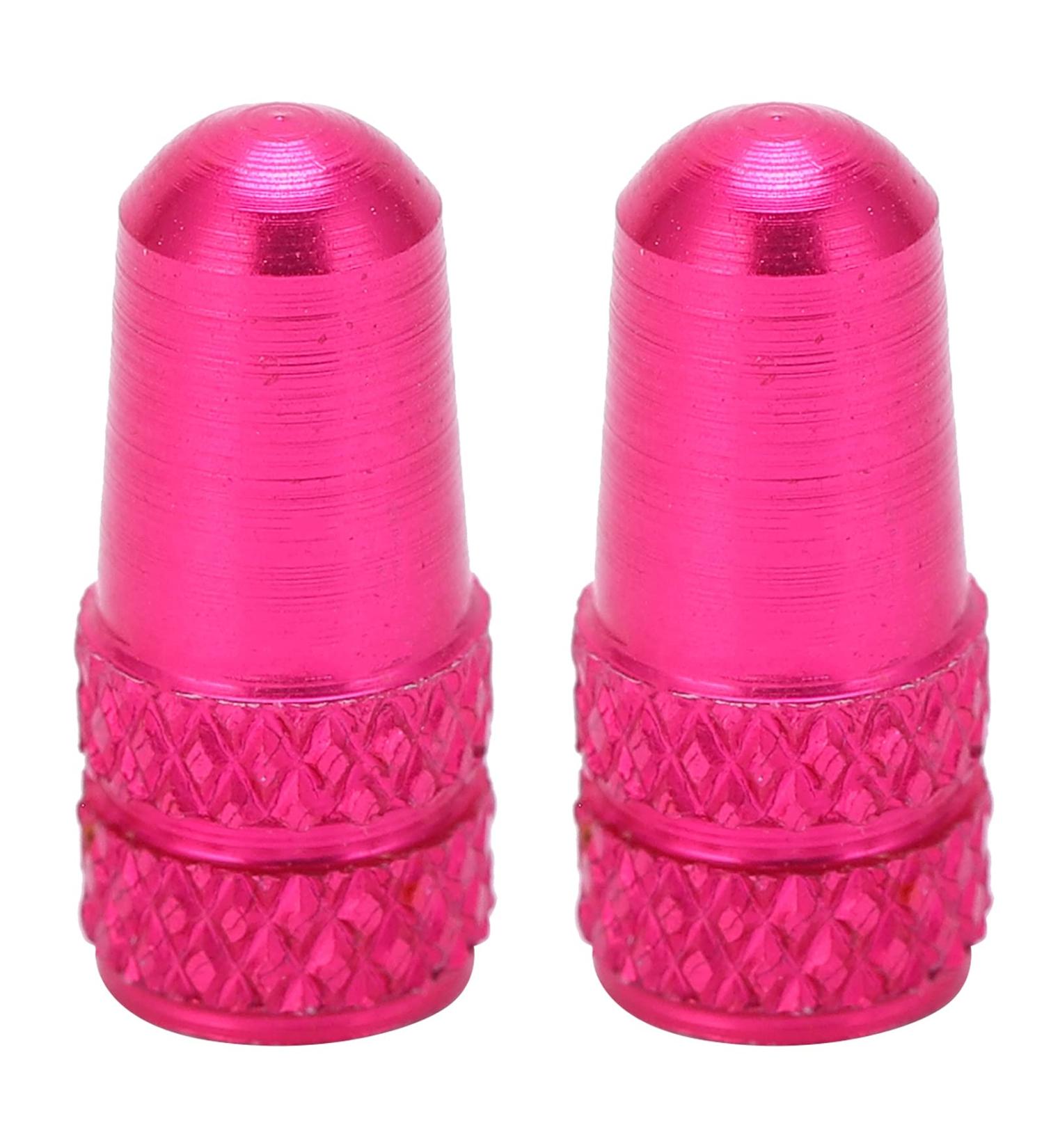 Chiciris Presta Valve Caps - 2-Pack Aluminum Bicycle Valve Covers (Rose Red) | Dust Protection for Bike Tires - Buy Online on GoSupps.com