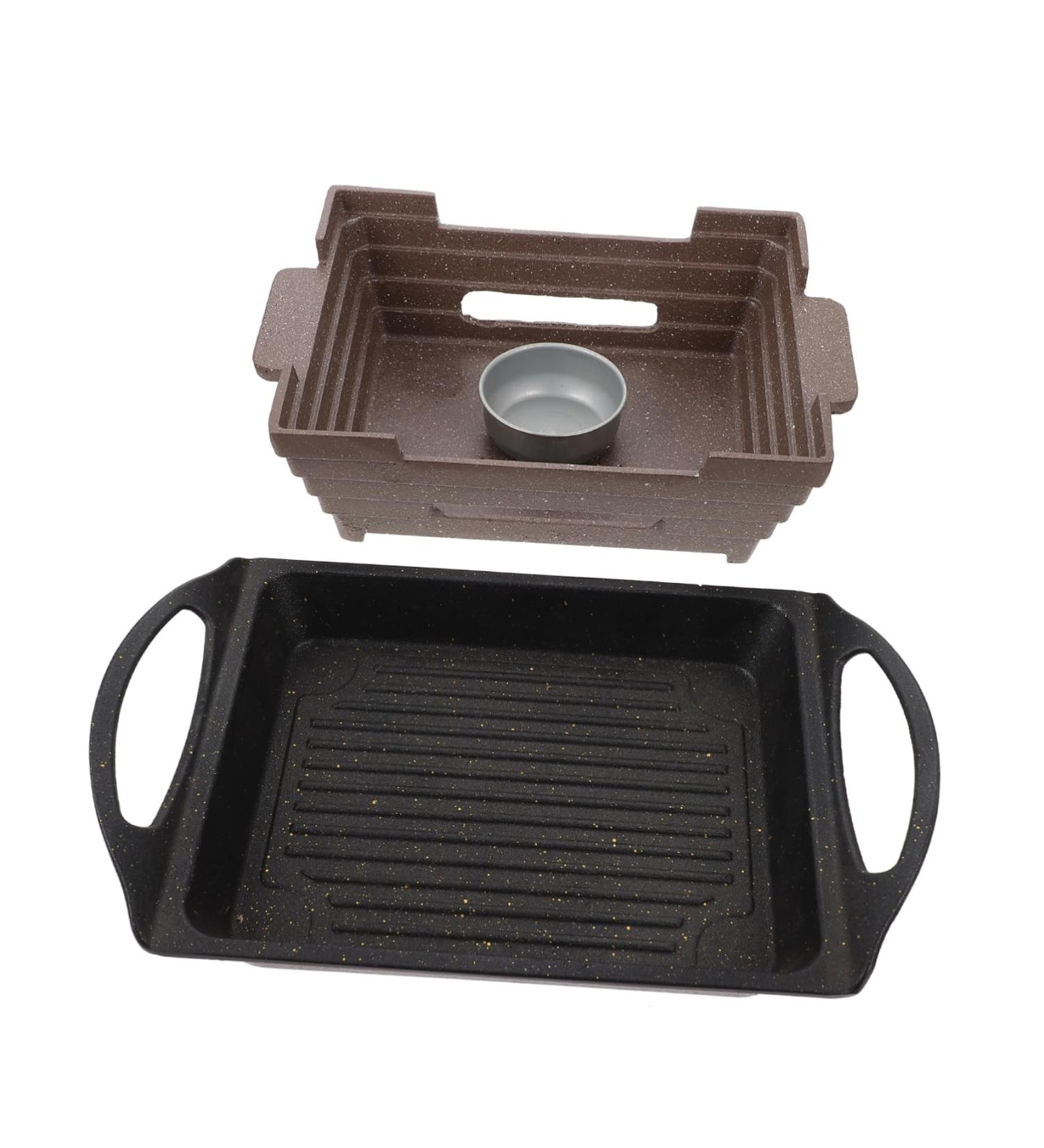RORPOIR 1pc Oven Nonstick Coating Stove Pan Outdoor Grills Metal Barbecue Rack Grill Plate Grilled Fish Stove Alcohol Bbq Stove Camping Stove Medical Stone Coating Pull-out - Buy Online on GoSupps.com