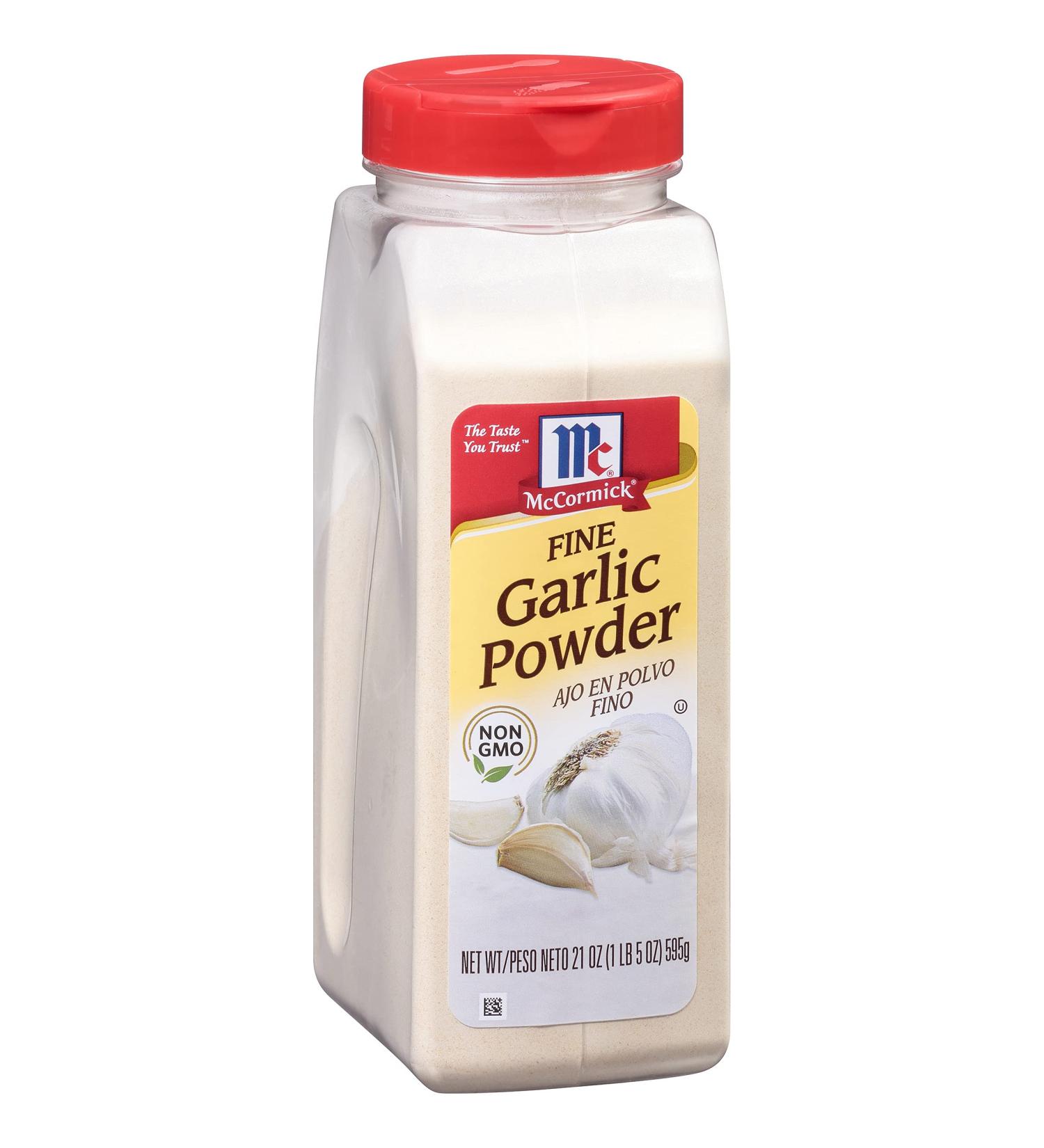 McCormick Fine Garlic Powder 21 oz - Premium Quality Seasoning - Buy Online on GoSupps.com