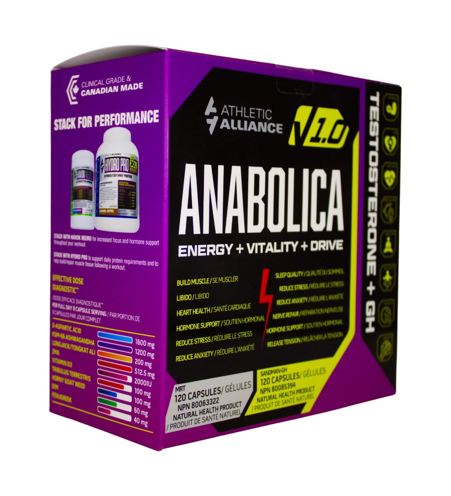 MRT & SANDMAN Day & Night Anabolic Stack - 30 Day Supply - Testosterone Booster - Buy Online on GoSupps.com