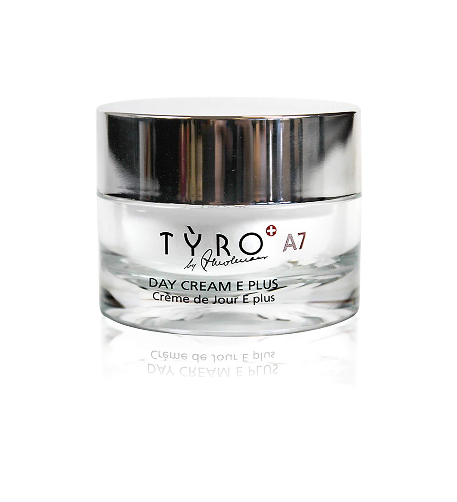 Tyro Day Cream E Plus - Luxurious Soft Day Cream For Face Neck And D collet - Rich In Aloe Vera And Vitamin E - Helps To Combat Free Radicals - Prevents Visible Signs Of Ageing - 1.69 Oz