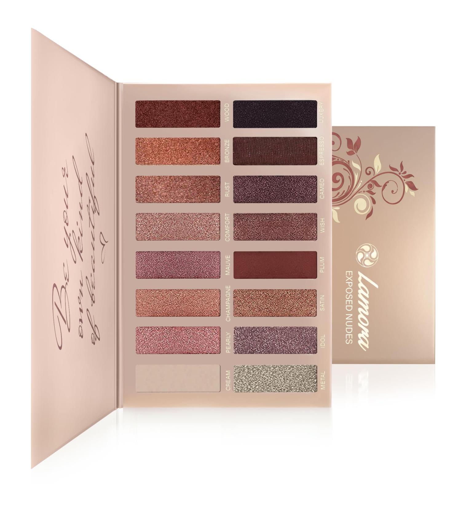 Eyeshadow Palette Eye Makeup - Nude 16 Colors Shimmer Matte Ultra Pigmented Eye Shadow - Buy Online on GoSupps.com