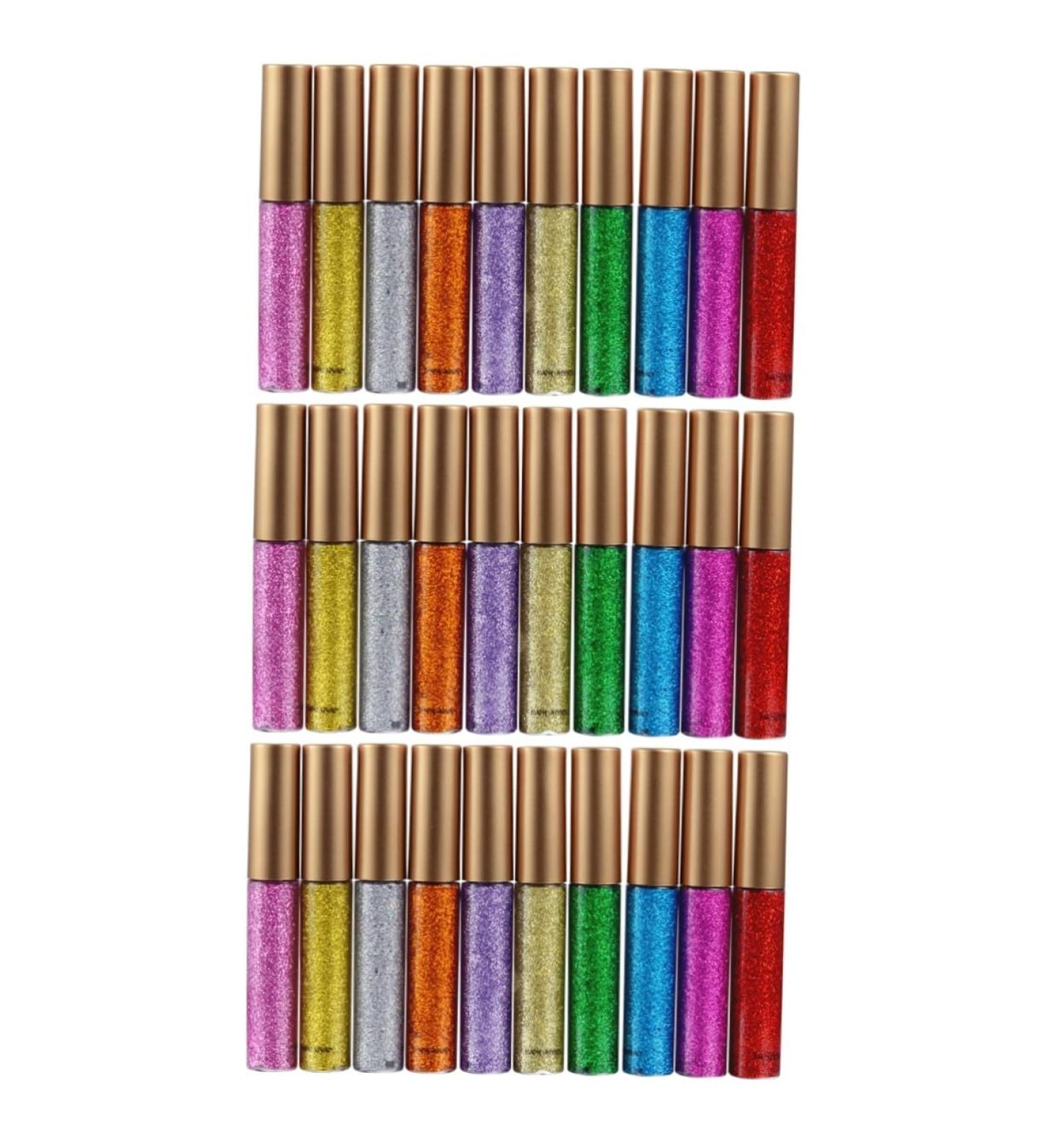 Didiseaon 30 Pcs Shinny Eyeliner Liquid Eyeliner Eye Shadow Eyeliner Pencil Liquid Eyeshadow Nightclub - Buy Online on GoSupps.com