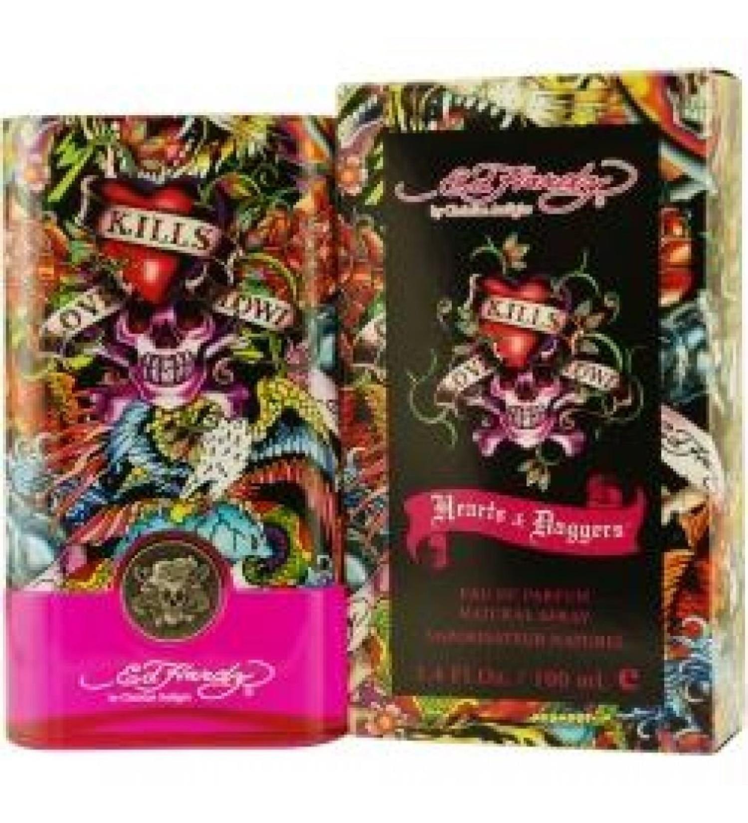 Ed Hardy Hearts & Daggers by Christian Audigier for Women 3.4 oz Eau de Parfum EDP Spray
