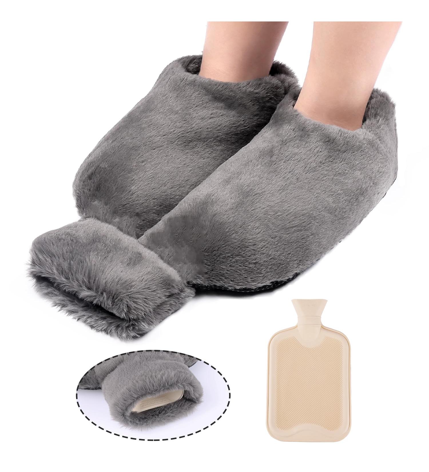 2-in-1 Electric-Free Foot Warmer Hot Water Bottle | Pain Relief for Home Office & Outdoor | Perfect Gift for Women & Parents - Buy Online on GoSupps.com