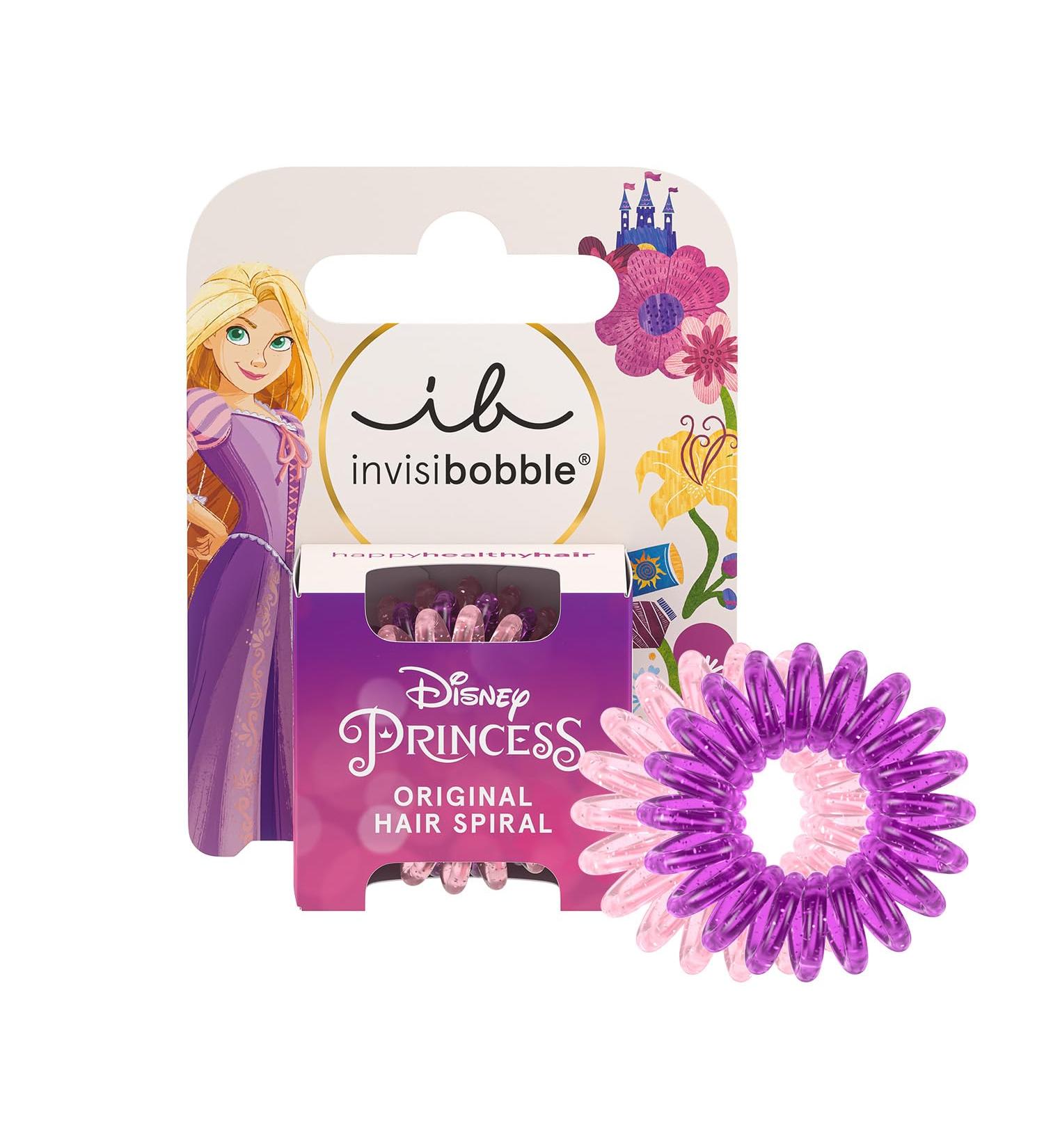 invisibobble Kids Disney Rapunzel Set of 3 Pink & Purple - Spiral Hair Scrunchies Girls - Hair Scrunchies without Pull for Perfect Hold Kids Original Rapunzel - Buy Online on GoSupps.com