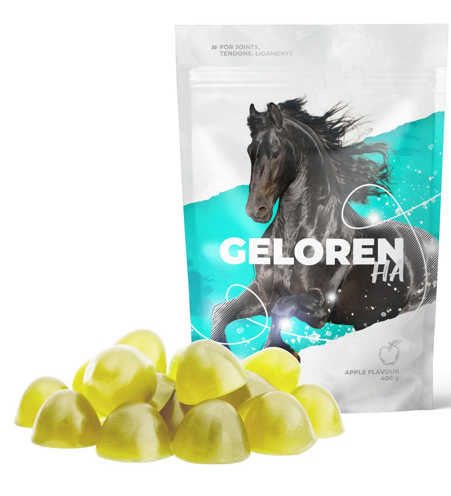 Natural Horse Joint Additives with Hyaluronic Acid - Apple Flavor Joint Cubes 450g | Optimize Joint Health for Horses - Buy Online on GoSupps.com