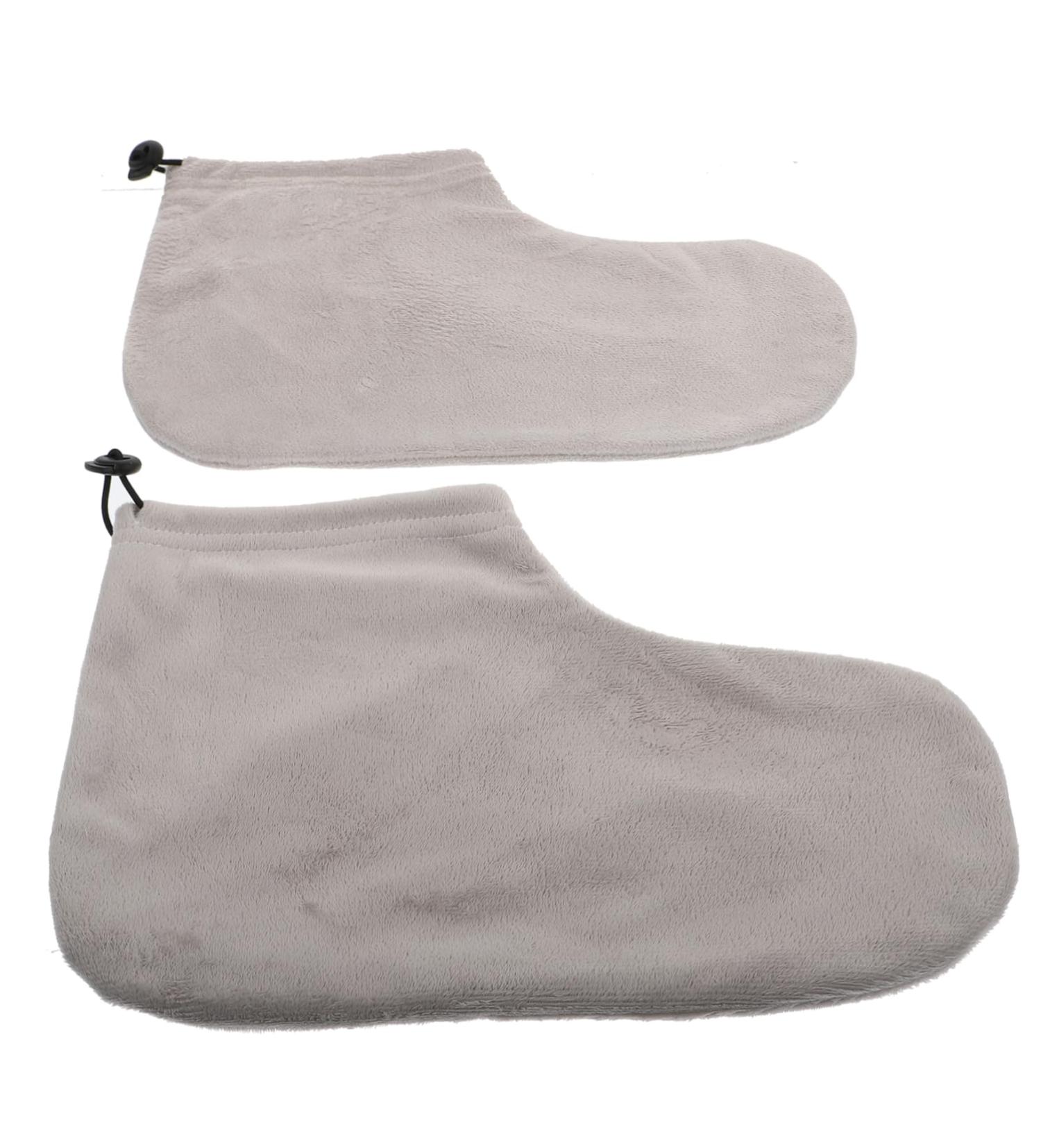minkissy 1 Pair Wax Therapy Warm Foot Cover Wax Bath Cotton Foot Cover Faux Buns Wax Warming Foot Bioties Foot Treatment Socks Cotton Paraffin Socks Simple Hot Wax Foot Bags Feet Fir Plush - Buy Online on GoSupps.com