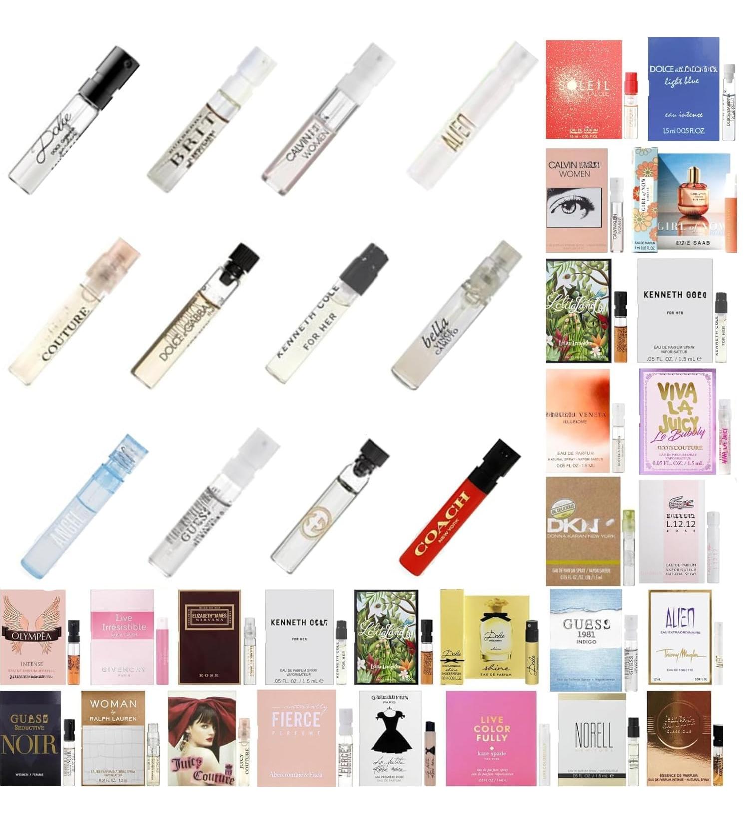 Perfume High End Designer Fragrance Sampler Set for Women (Pack of 12 Sample Vials) - Buy Online on GoSupps.com
