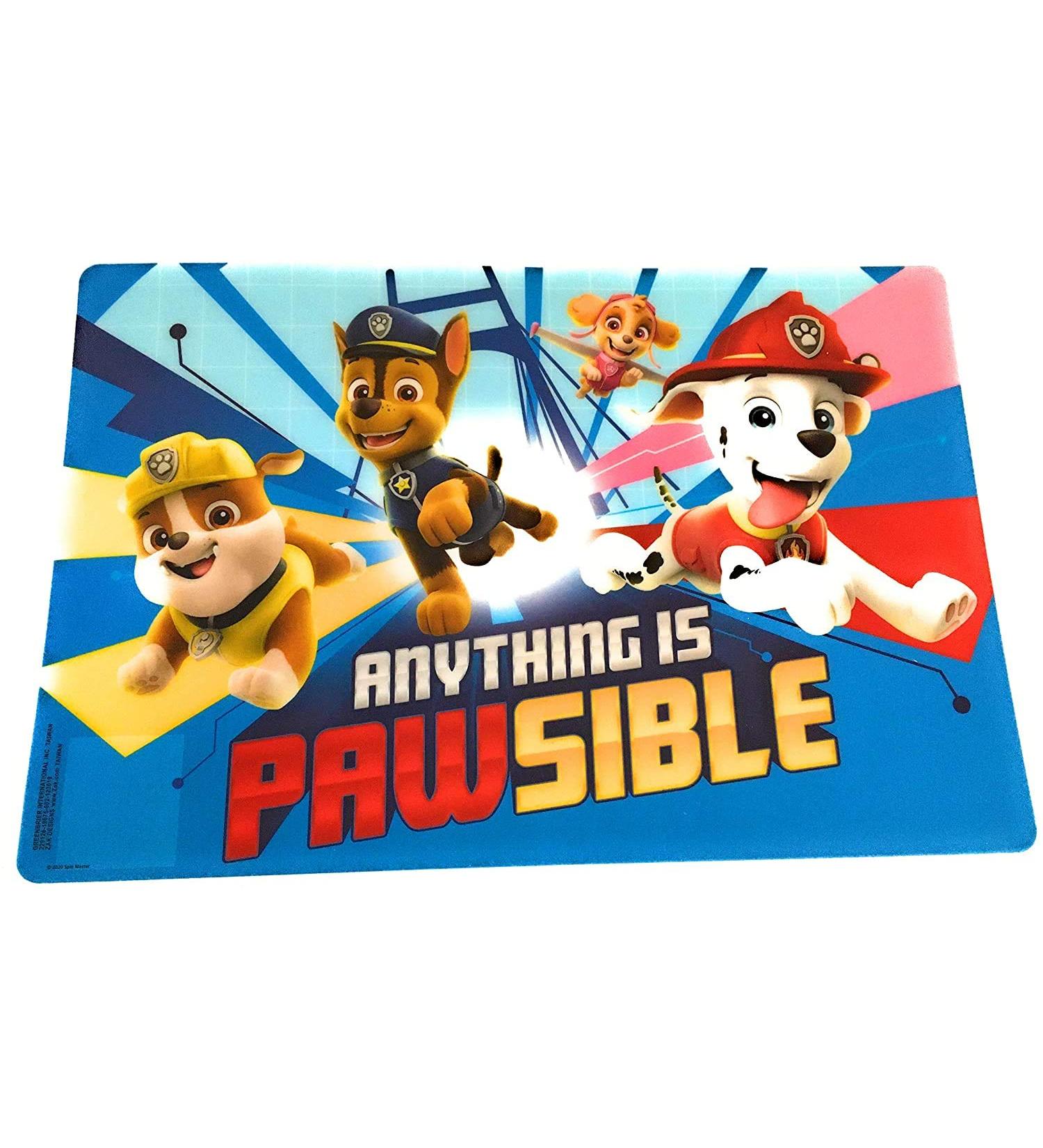 Zak Designs Paw Patrol Placemat Set of Two