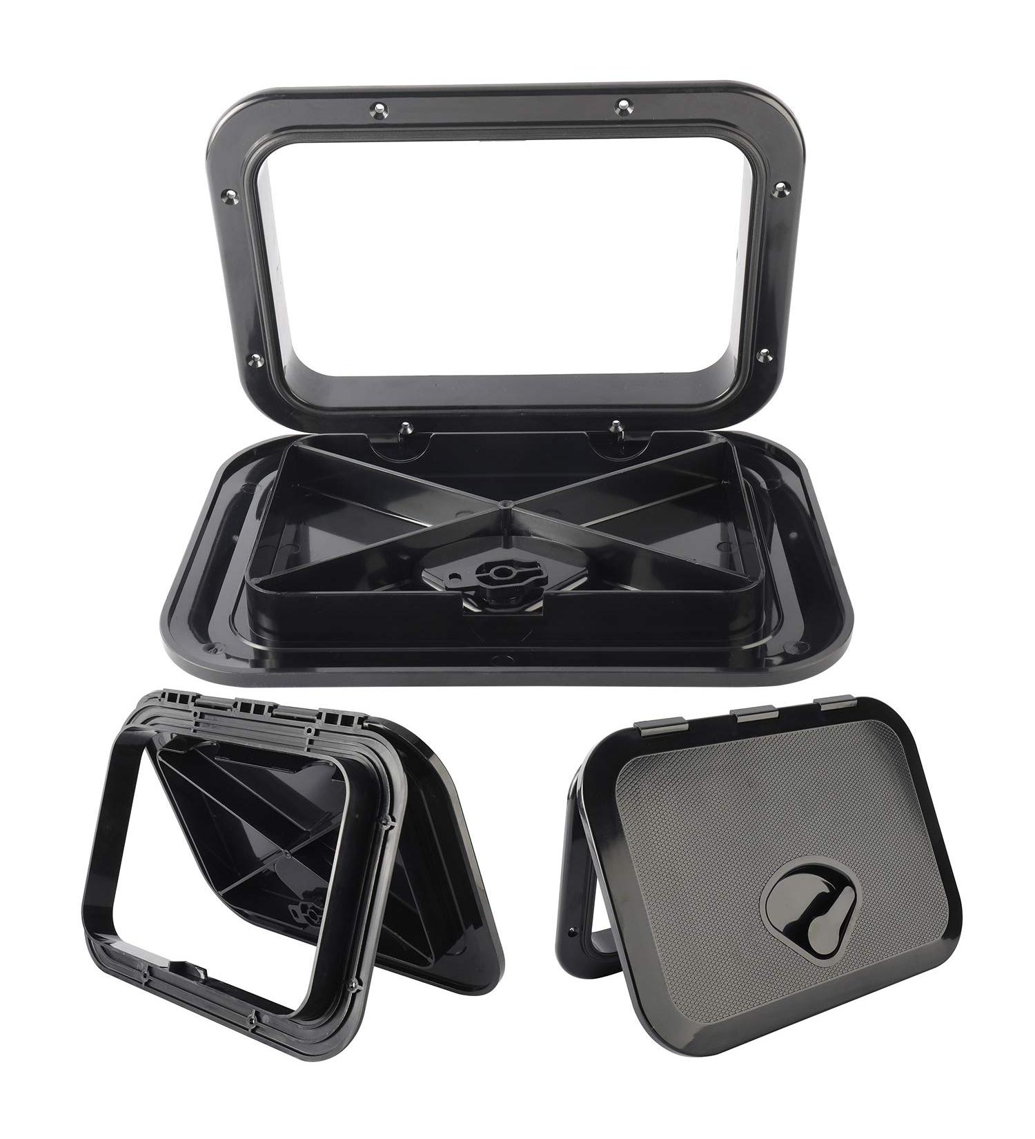 YaeMarine Marine Access Hatch 10-5/8 x14-3/4 Black - Buy Online on GoSupps.com