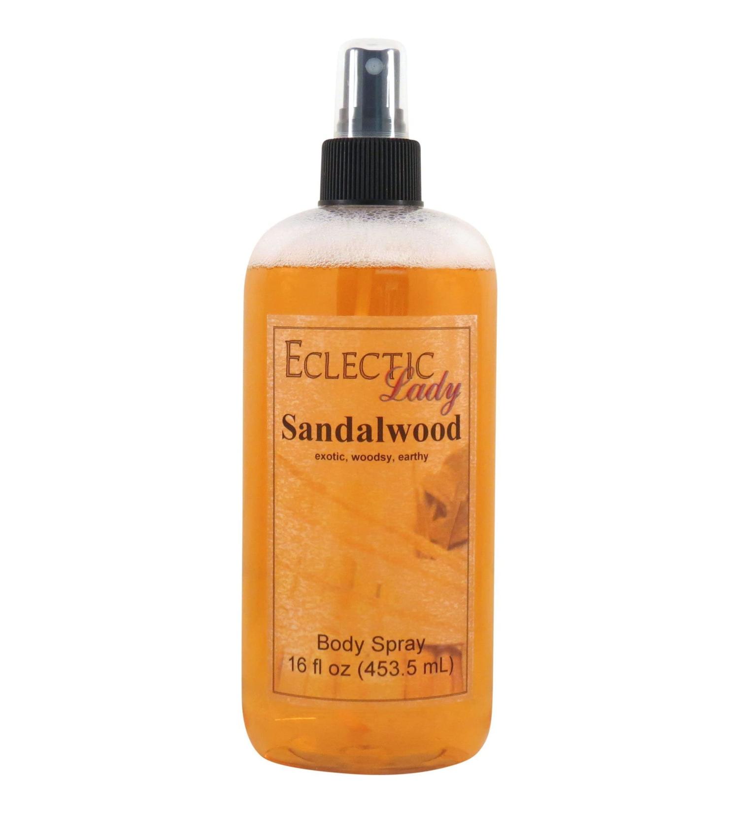 Sandalwood Body Spray Body Mist for Women with Clean Light & Gentle Fragrance Long Lasting Perfume with Comforting Scent for Men & Women Cologne with Soft Subtle Aroma For Daily Use Regular Strength 16 Fluid Ounces - Buy Online on GoSupps.com