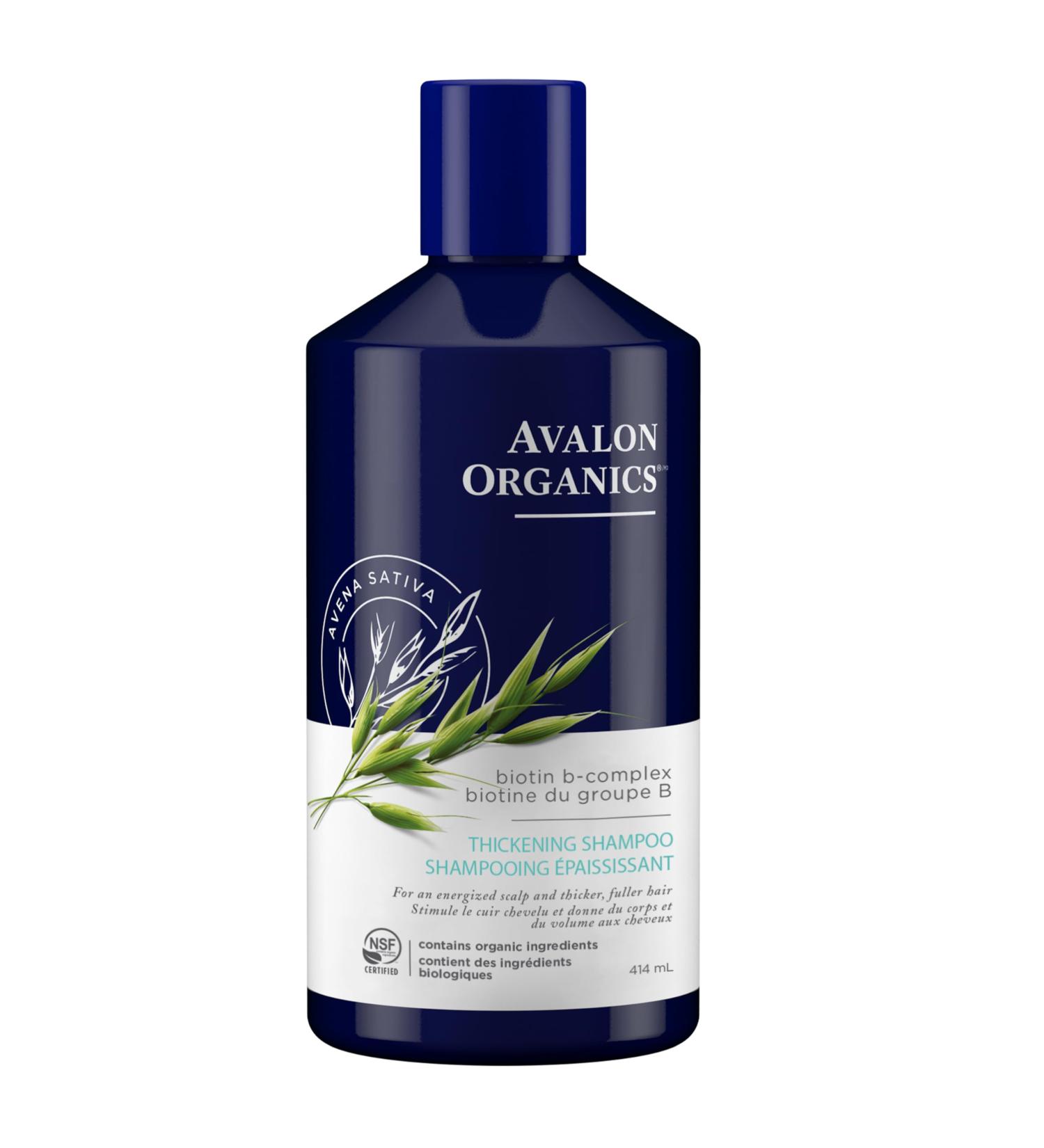 Avalon Organics Therapy Biotin B-Complex Thickening Shampoo For an Energized Scalp and Thicker Fuller-Looking Hair 414 ml - Buy Online on GoSupps.com