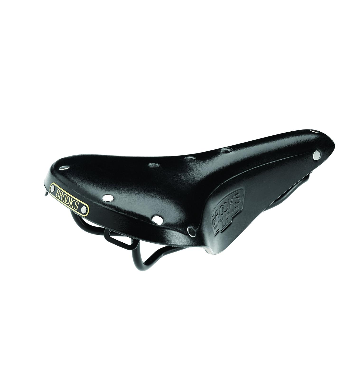 Brooks England B17 Handmade Leather Bike Saddle - Steel, Titanium, Copper | Black - Buy Online on GoSupps.com