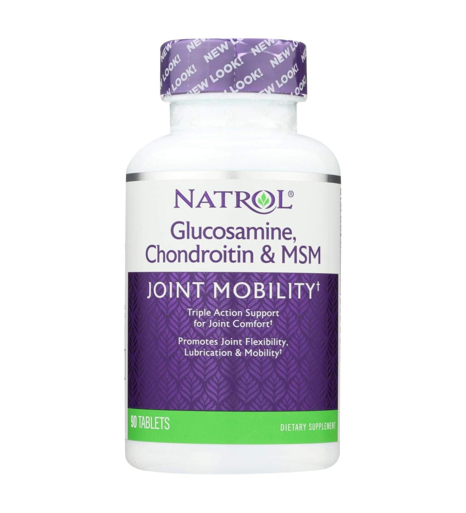 Natrol Glucosamine Chondroitin and MSM - 90 Tablets