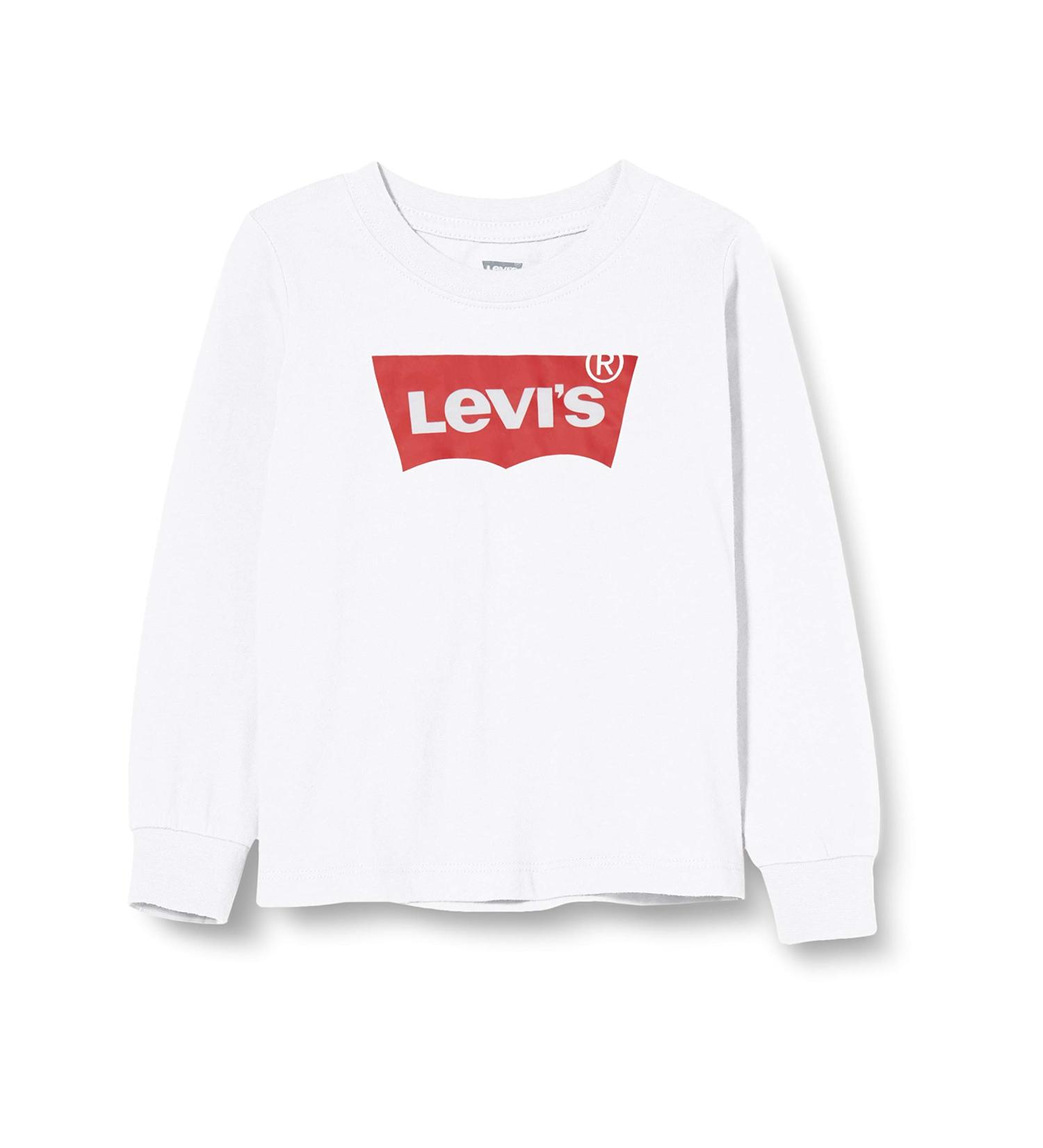 Levi's Kids Long Sleeve Batwing Tee - Baby Boys 18 Months White - Buy Online on GoSupps.com