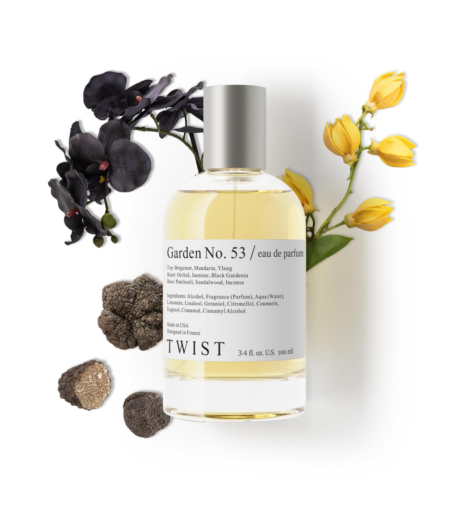 Twist - Garden No. 53 - Eau De Parfum Inspired by T. Ford's Black Orchid Long-Lasting Perfume For Women Paraben Free Vegan Clean Ingredients Fragrance - Spray 100 ml | 3.4 fl. oz. Garden No. 53 - Inspired by T. Ford Black Orchid 3.4 Fl Oz (Pack of 1) - Buy Online on GoSupps.com