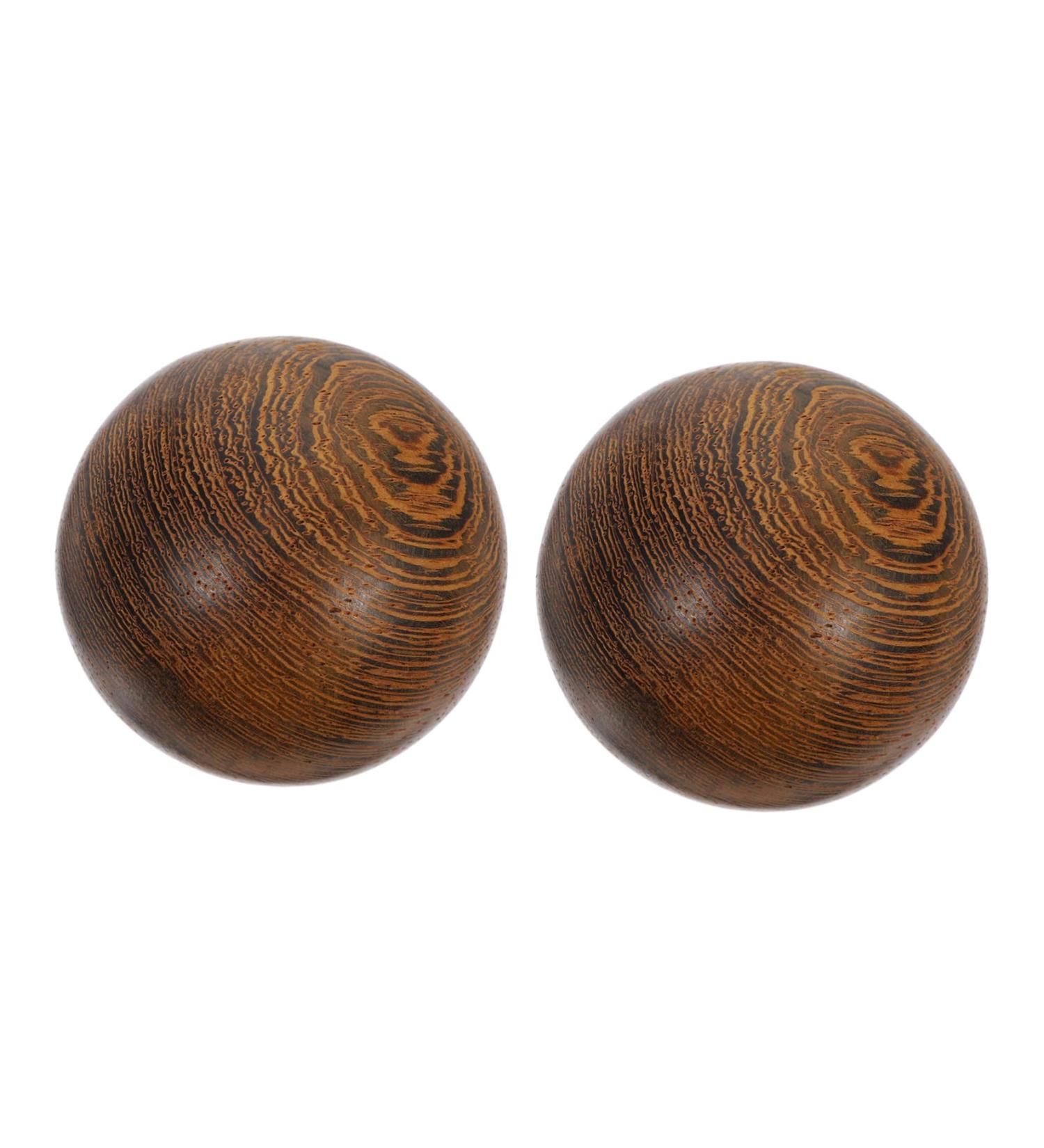 Buy 1 Pair of Health Ball Hand Exercise Massage Wooden Baoding Balls - Ideal for Yoga Stress Relief & Decoration - Rosewood Hand Trainer Gifts - Buy Online on GoSupps.com