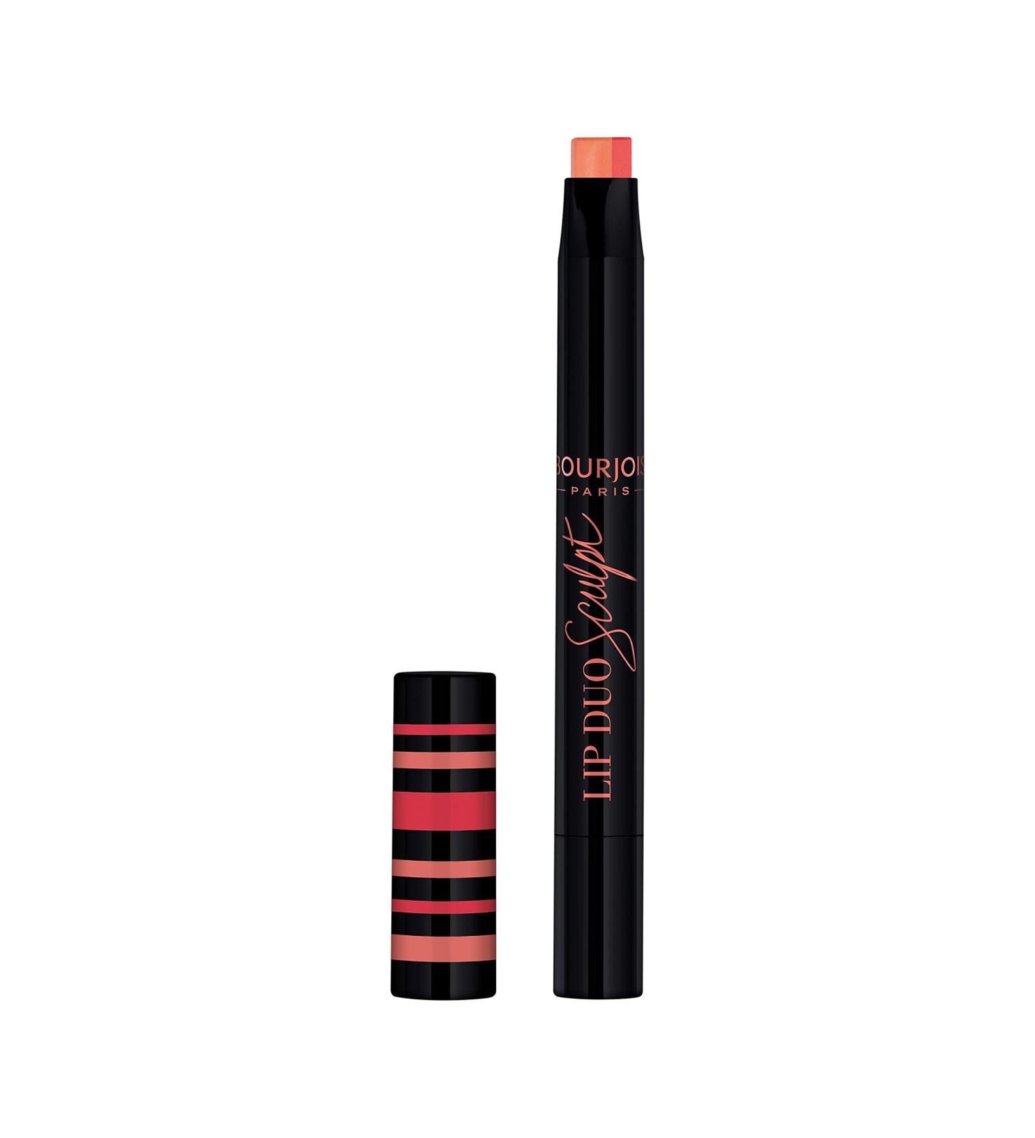 Bourjois Sweet Duo Lipstick Number 02 Peach Shake 1 g 02 Peach Shake 1 count (Pack of 1) - Buy Online on GoSupps.com