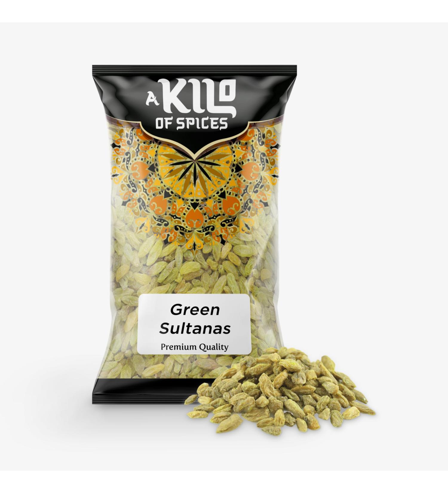 Green Sultanas Dried 10g - 1.9kg (1kg)