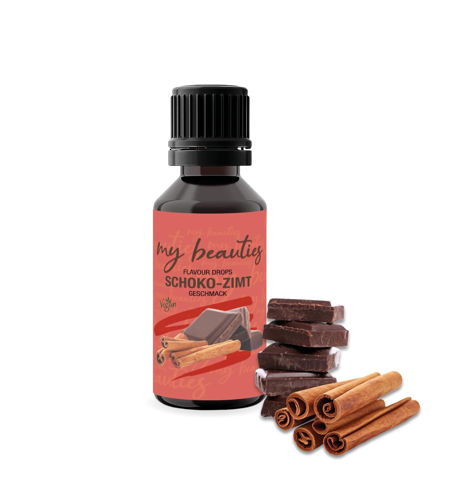 Buy My Beauties Flavour Drops 30ml - Sugar-Free Chocolate & Cinnamon Aroma Drops for Food - Low Calorie Enhancer - Buy Online on GoSupps.com