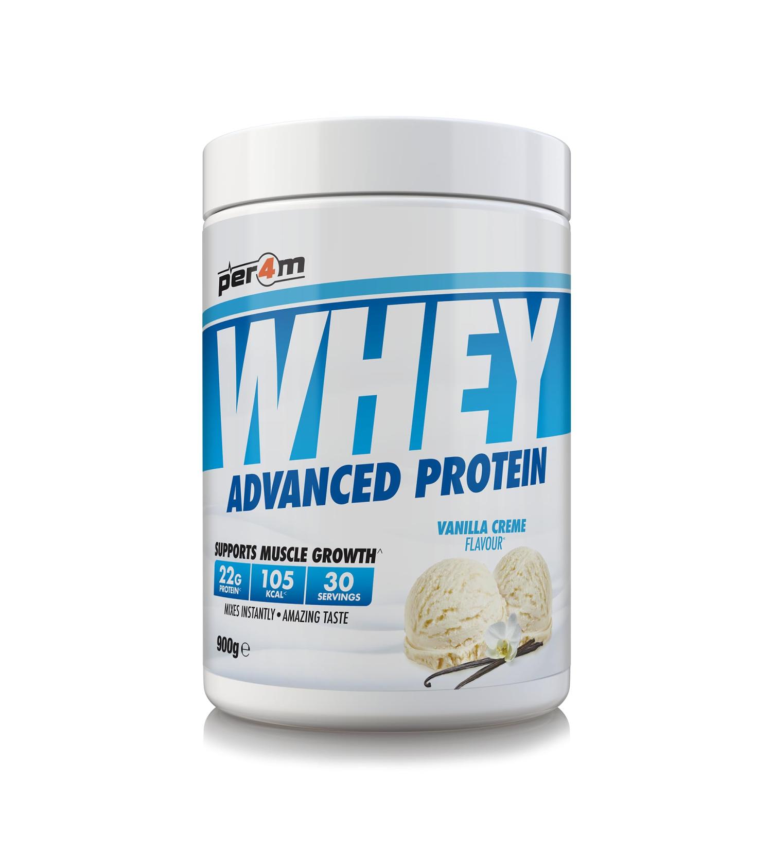 per4m Per4m Whey Protein Vanilla Cream 900g - Buy Online on GoSupps.com