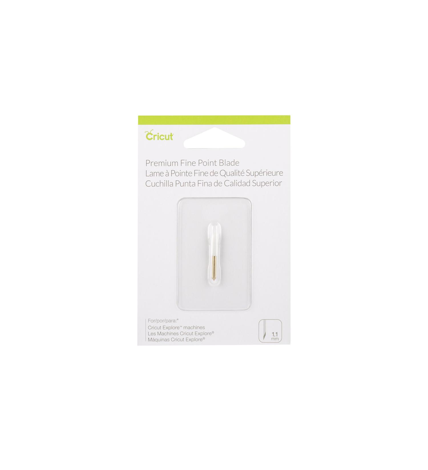 Cricut Premium Fine-Point Replacement Blade - Improved Design for Personalized Crafts - Compatible with Cricut Maker & Explore Machines - 1 Count - Buy Online on GoSupps.com