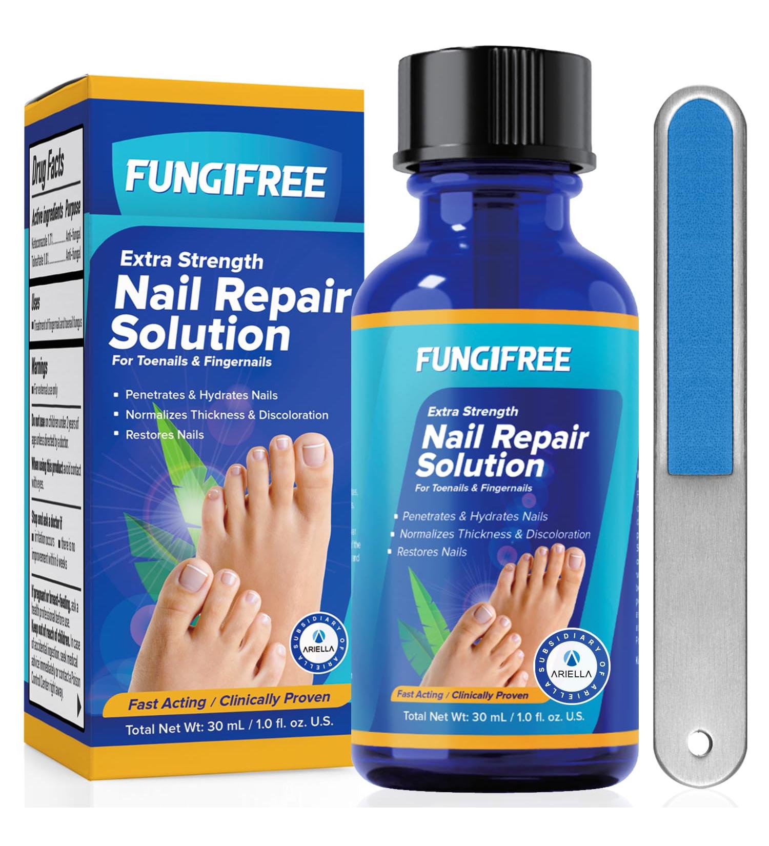Fungifree Toenail Fungus Treatment - Antifungal Nail Repair Solution - 1 Fl Oz - Buy Online on GoSupps.com
