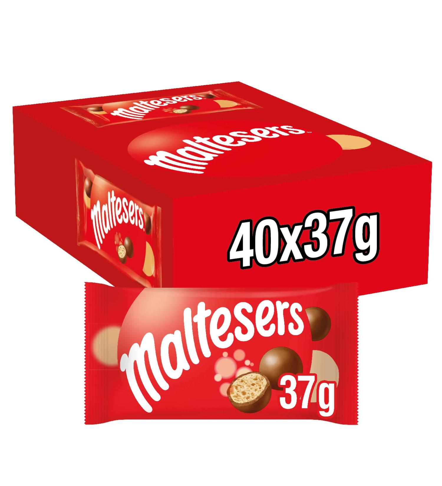 Maltesers Bag of 40 bags 37 g - Buy Online on GoSupps.com