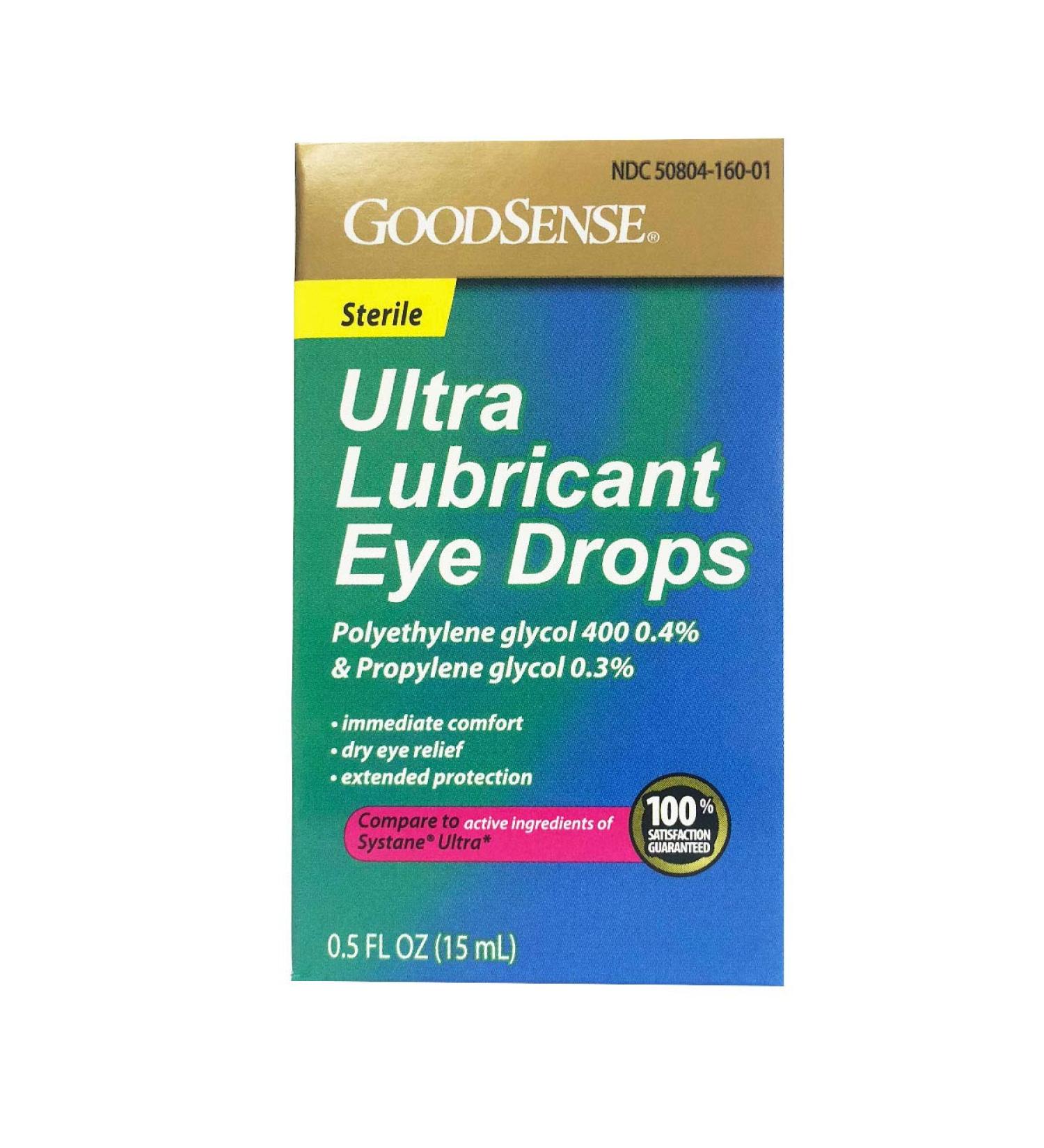 GoodSense Extended Protection Sterile Ultra Lubricant Eye Drops - 0.5 Fl Oz | Buy Internationally | Soothing Relief for Dry Eyes - Buy Online on GoSupps.com