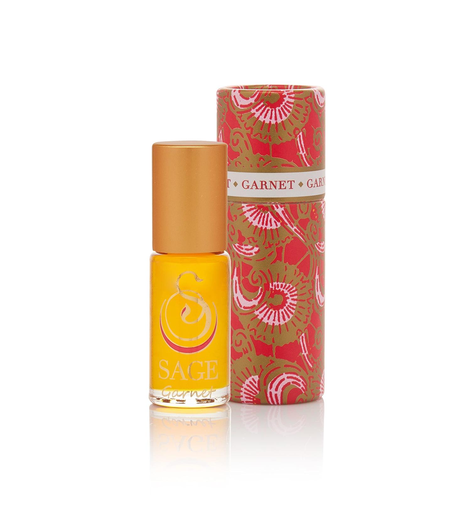 Garnet Perfume Oil Roll-On by Sage- 1/8 oz Vegan & Cruelty-Free Earthy Scent Moroccan Rose Amber Egyptian Musk Garnet 1/8 Oz Perfume Oil Roll-On - Buy Online on GoSupps.com