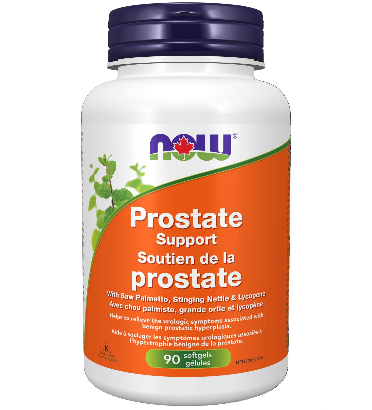 NOW Supplements Prostate Support Softgels 90 Count - Buy Online on GoSupps.com