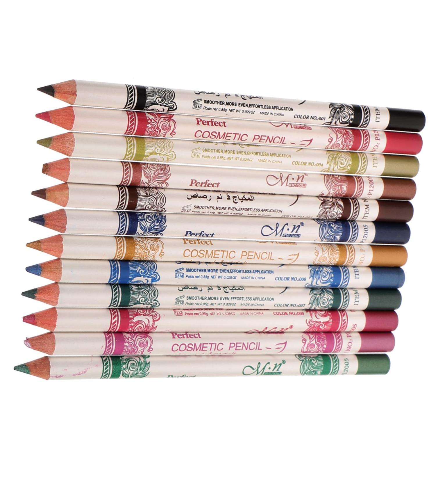  Mipcase Mipcase 12 Pieces Bamboo Eyeliner Pencil Make Up Eye Lip Pencil - Buy Online on GoSupps.com