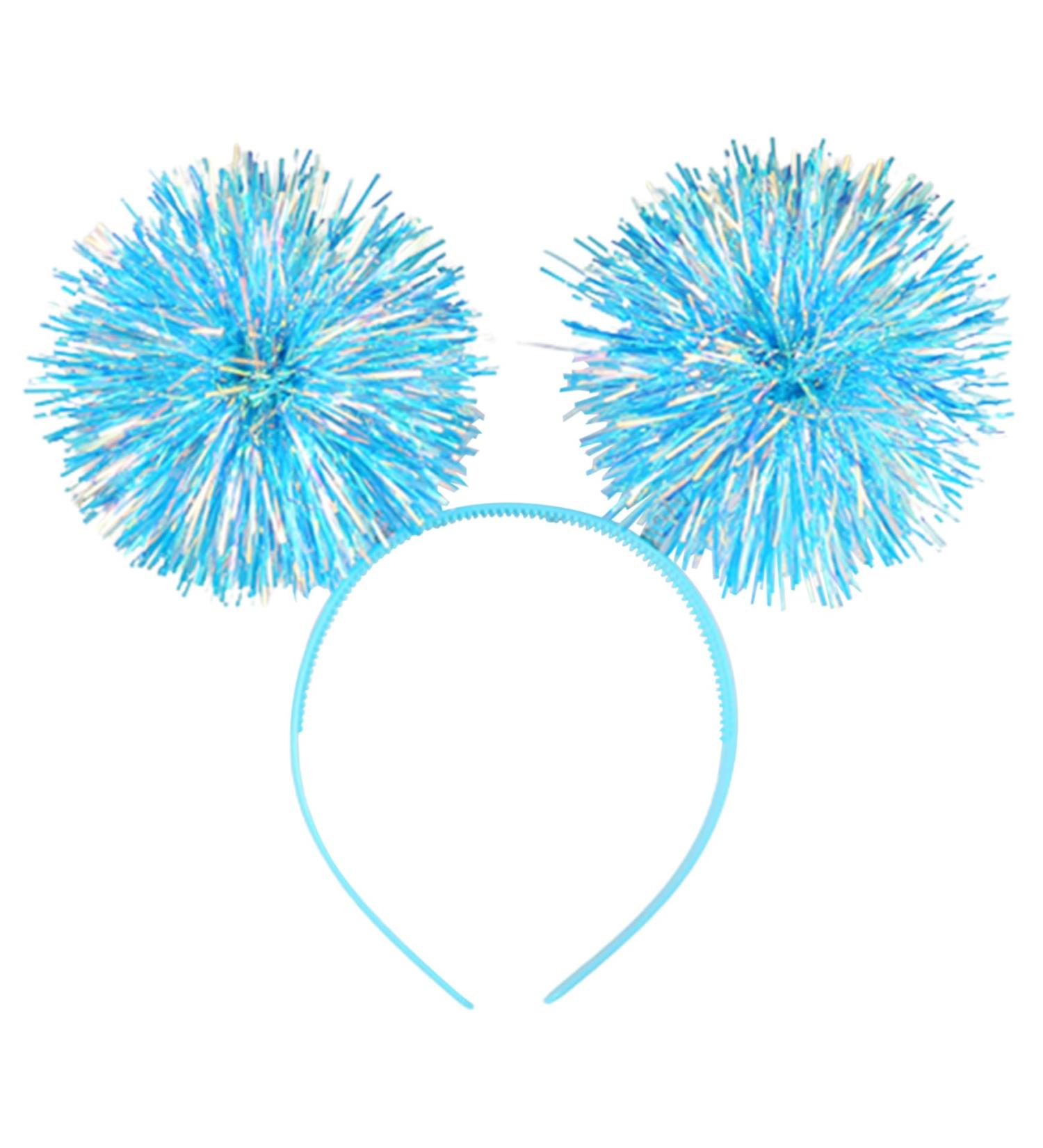 eurNhrN Tinsel Headband with Balls Kids Foil Strips Head Boppers Glitter Christmas Hair Band Performance Stage Cosplay Hair Accessories for Women Girls Christmas Birthday Party Beauty Supplies - Buy Online on GoSupps.com