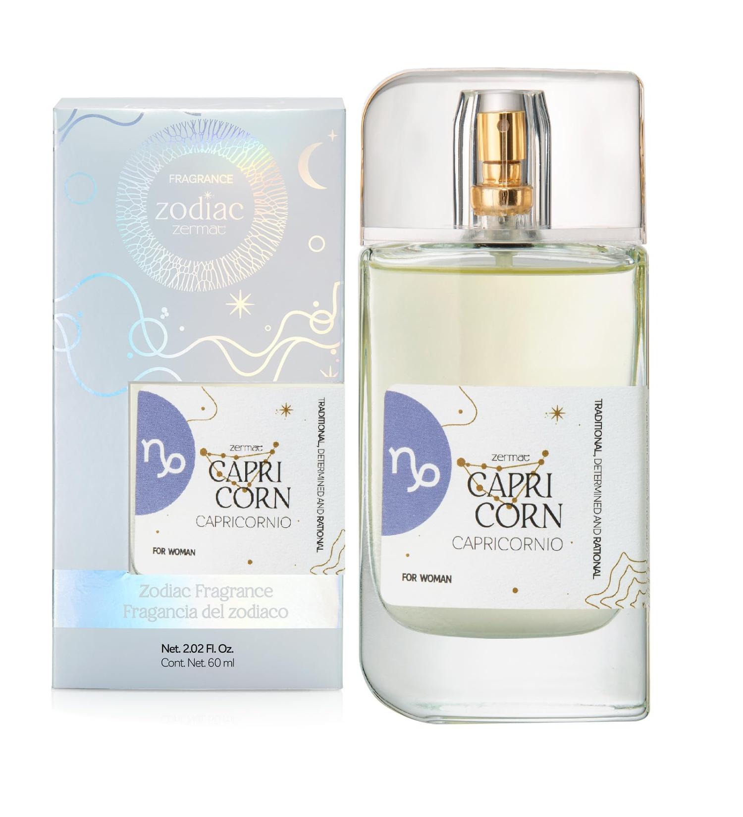Zermat Capricorn Zodiac Perfumes for Women | Sensuous Floral - Flora Scent | Long-Lasting Fragrance | Ideal for Traditional Determined & Rational Women | Perfume para Mujer | 2 Fl. Oz. - Buy Online on GoSupps.com