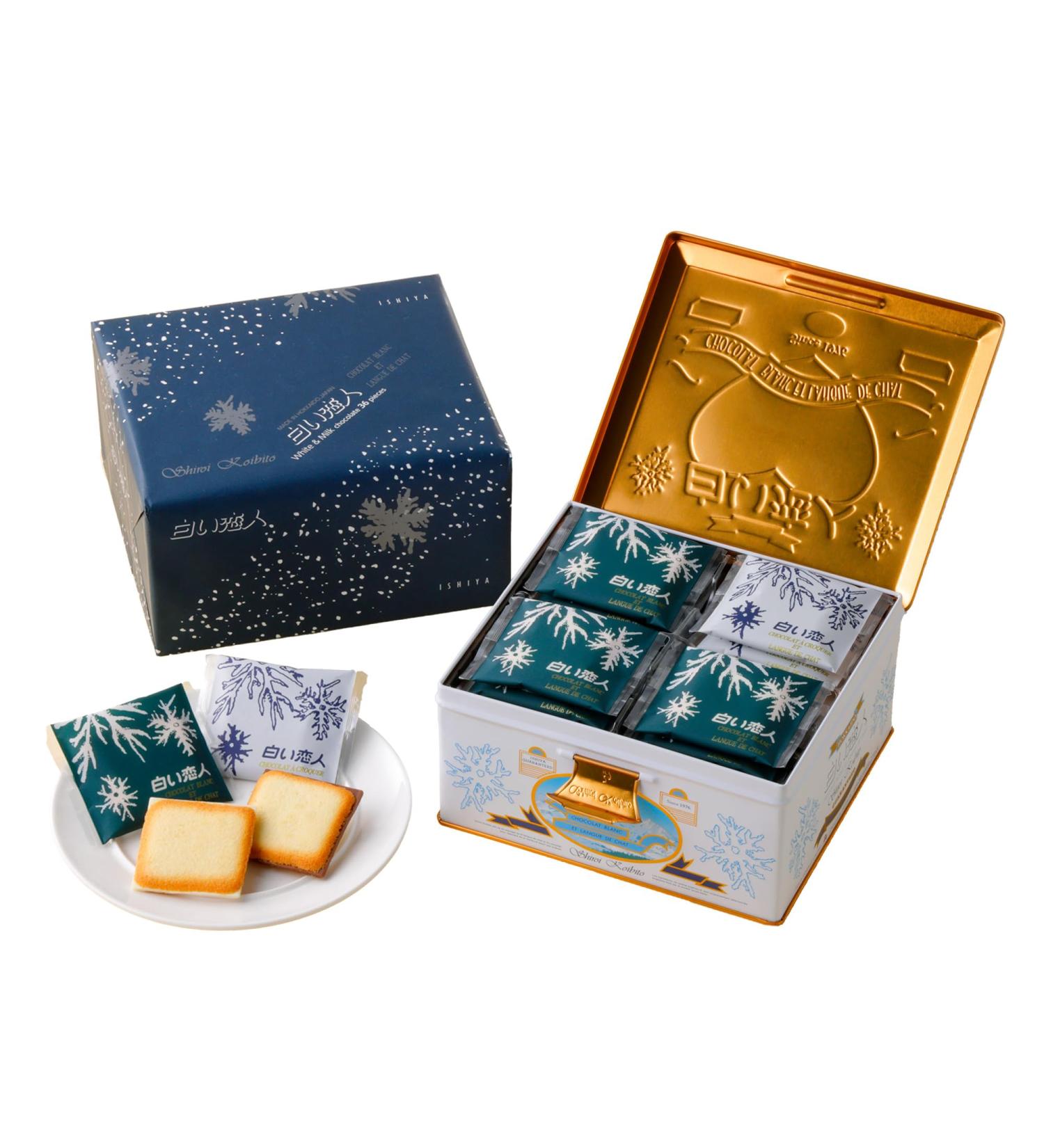 Shiroi Koibito Chocolate Cookie White Chocolate. (White Chocolate. 36Piece) - Buy Online on GoSupps.com